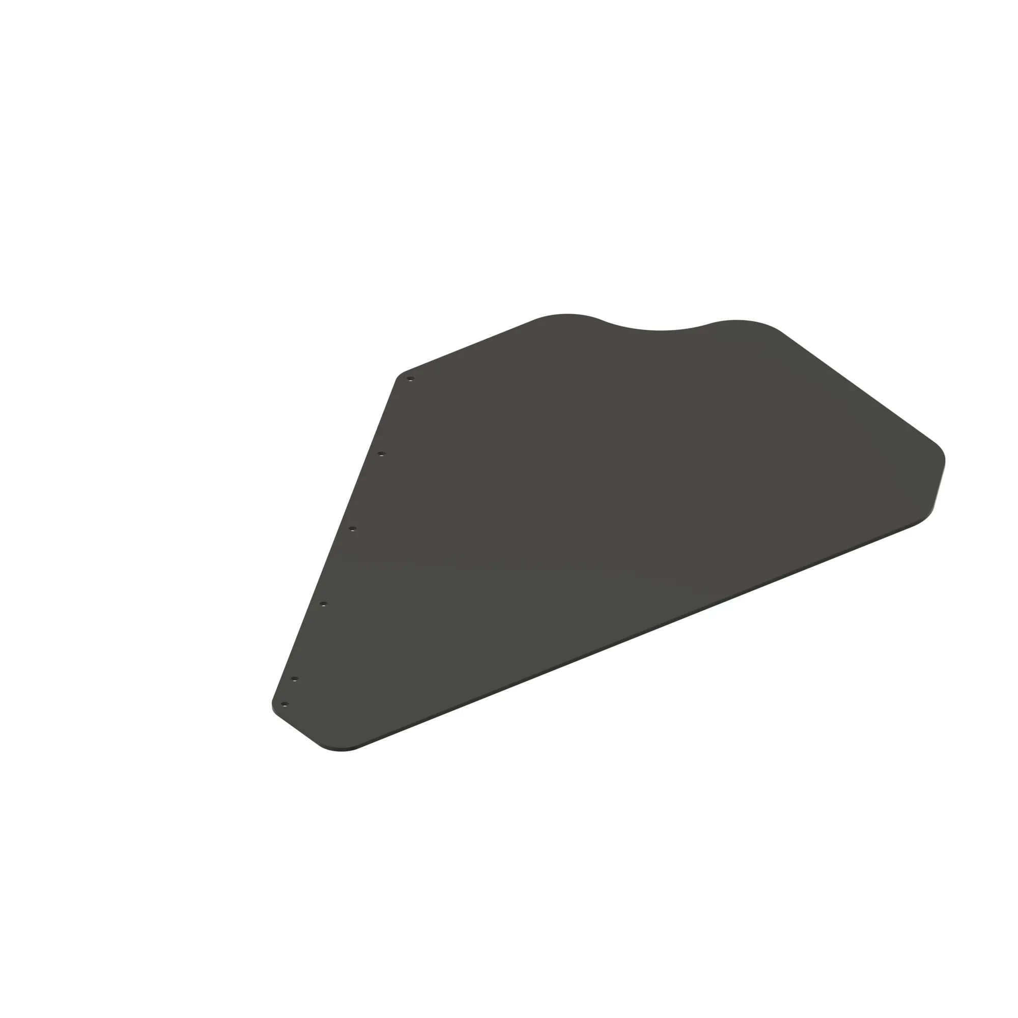 John Deere Wide Tires Mud Flap Plate - T305827