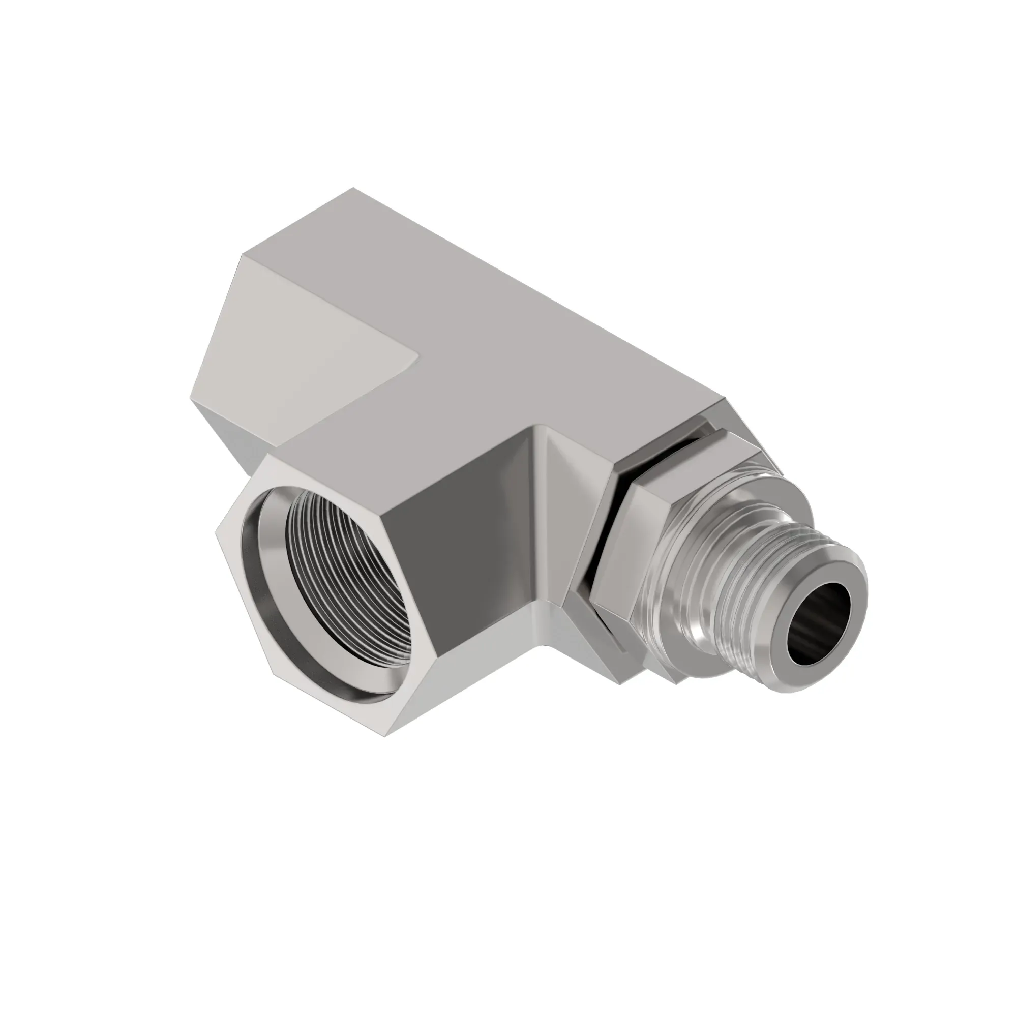 TEE FITTING, ADJ STUD RUN TEE (SDRT