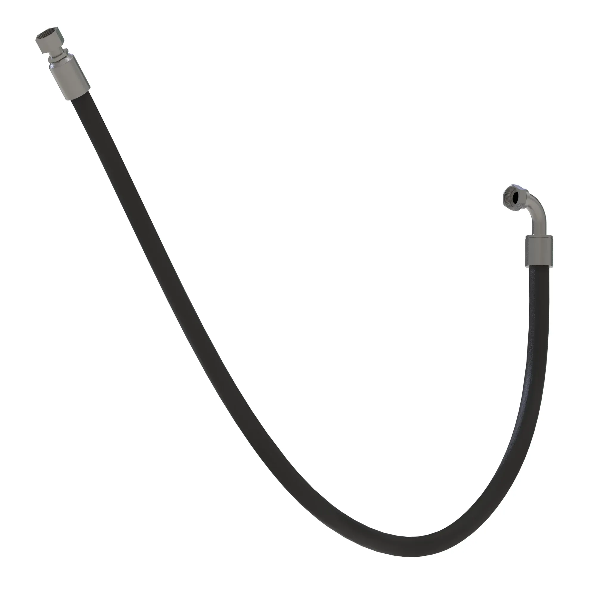John Deere Control Valve to Manifold Hydraulic Hose - AT542400
