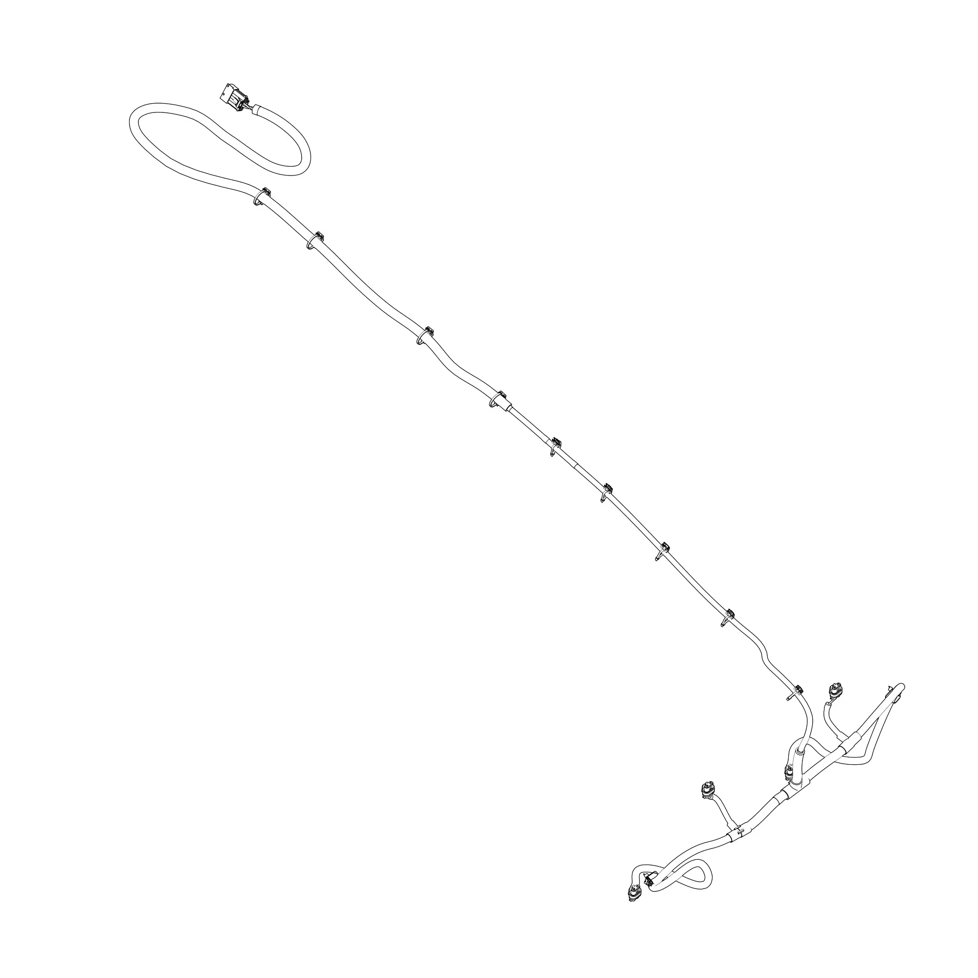 John Deere Hood Wiring Harness - AL217426