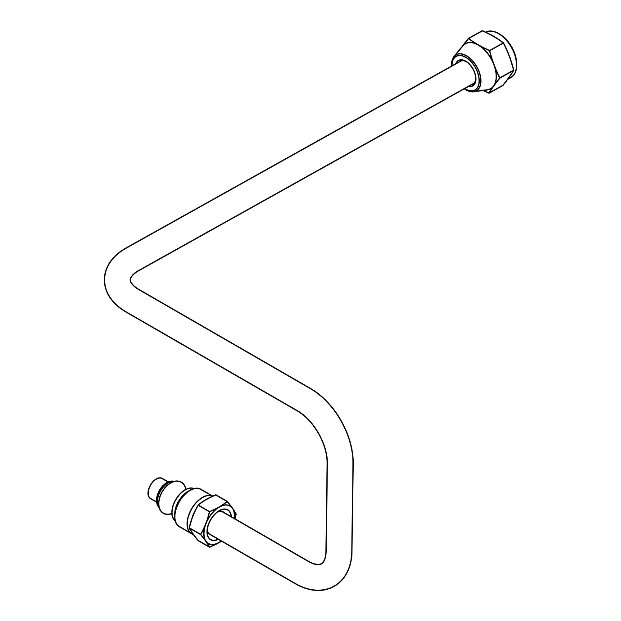 Elbow Fitting, Tube Conderser to Dr