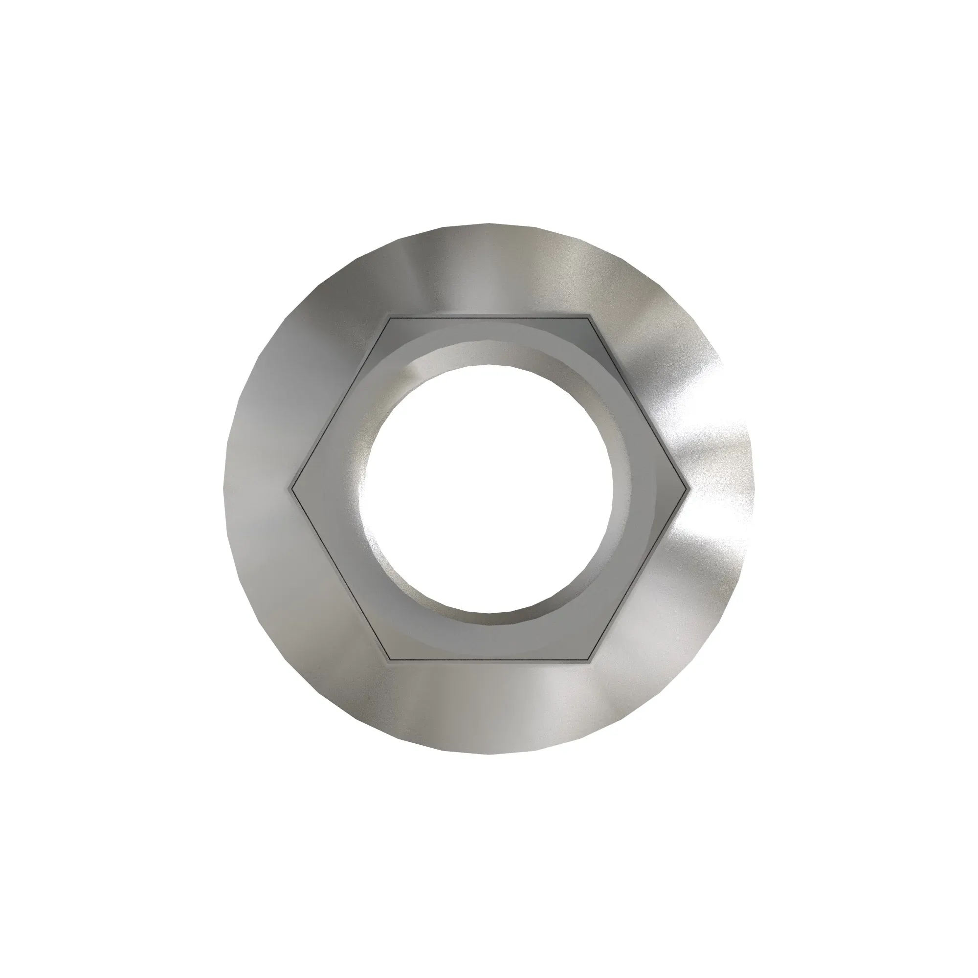 NUT 7/16 FLANGE LOCK