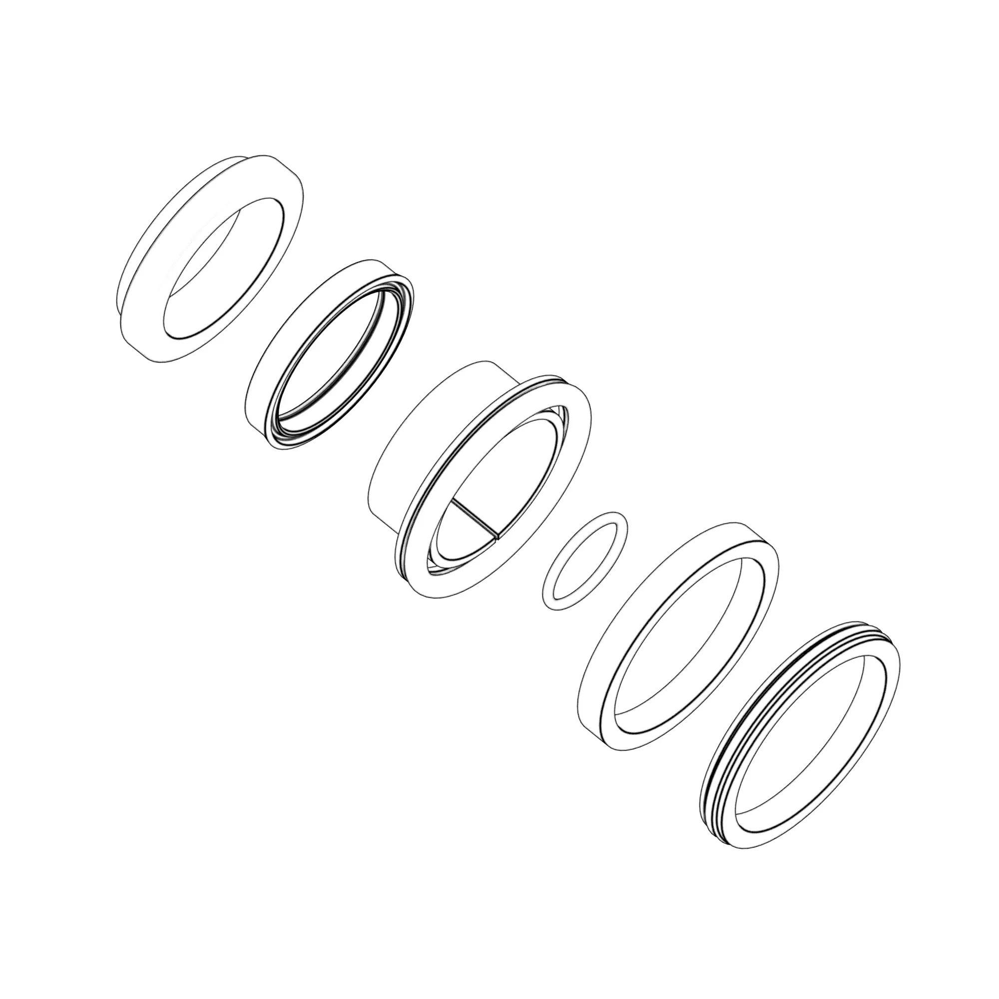John Deere Hydraulic Cylinder Seal Kit - AUC13172