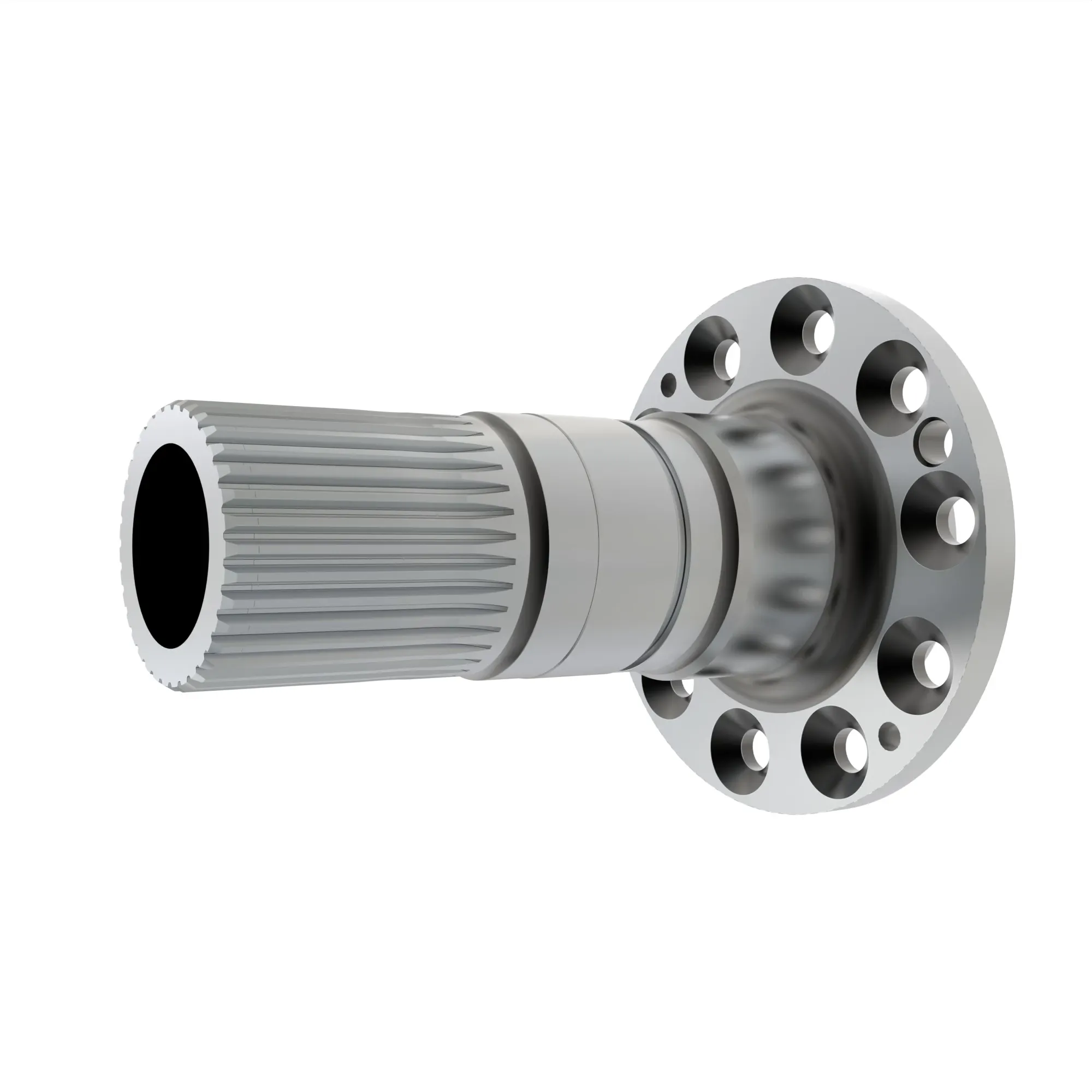 John Deere Upper Rear Feedroll Flanged Shaft - HXE120522