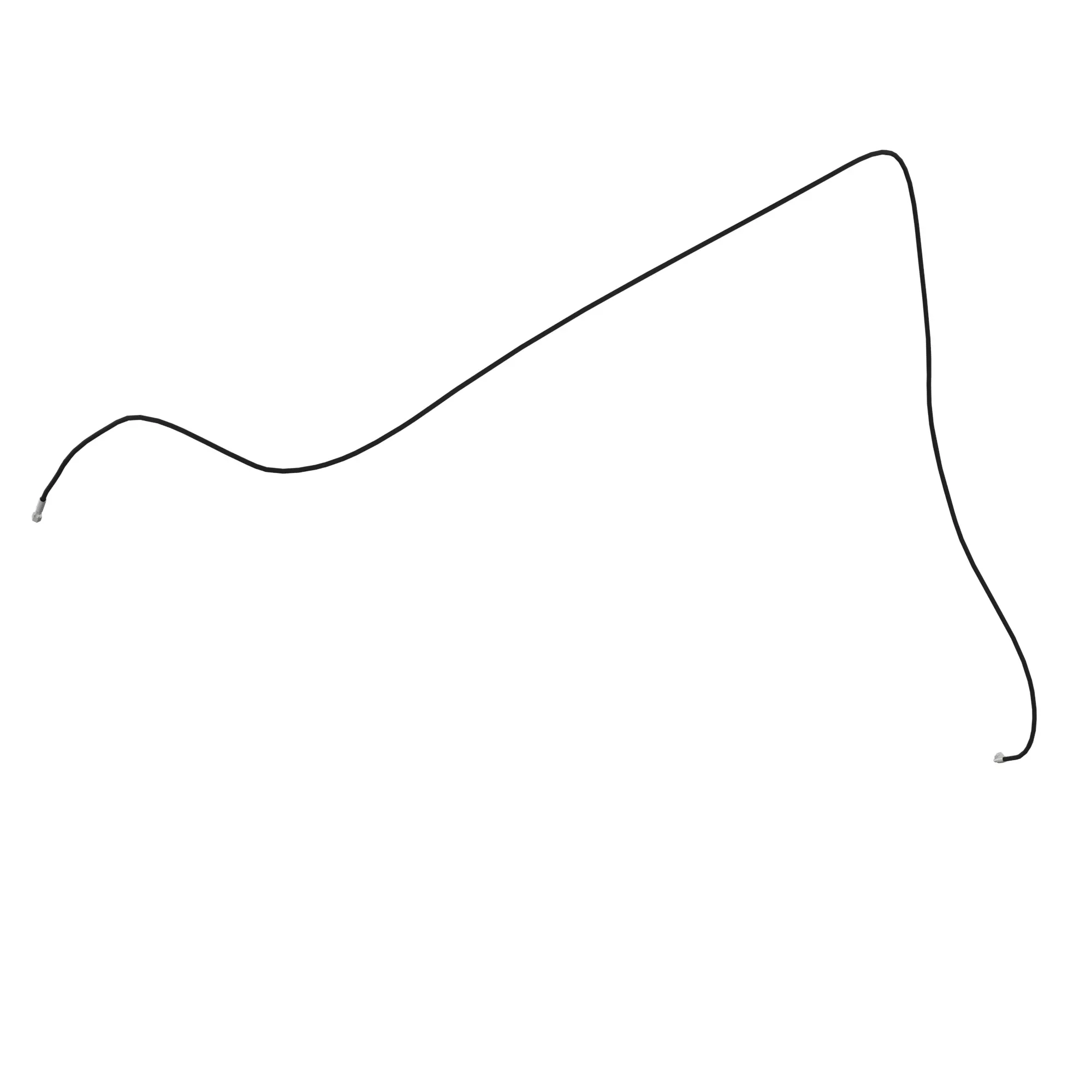 John Deere Park Brake Hydraulic Hose - AXT19232