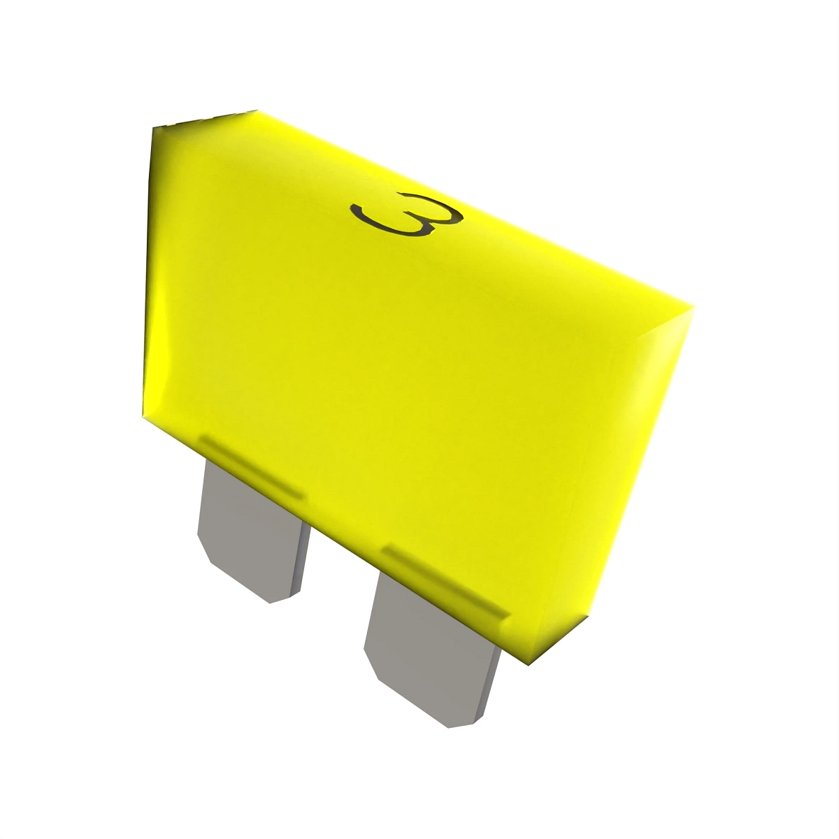 John Deere Yellow Cartridge Type Blade Fuse - 57M7120