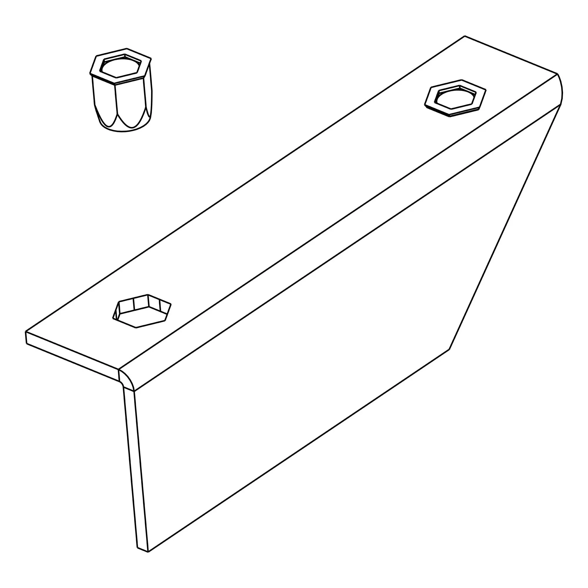 John Deere Deflector Vane - AH221858