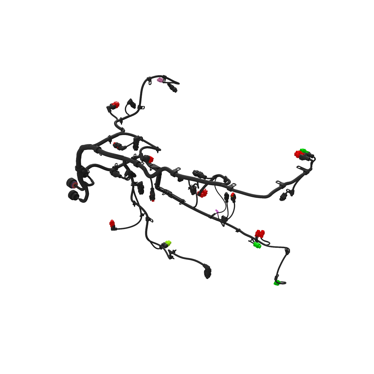 John Deere Engine Wiring Harness, Level 33 - DZ114303