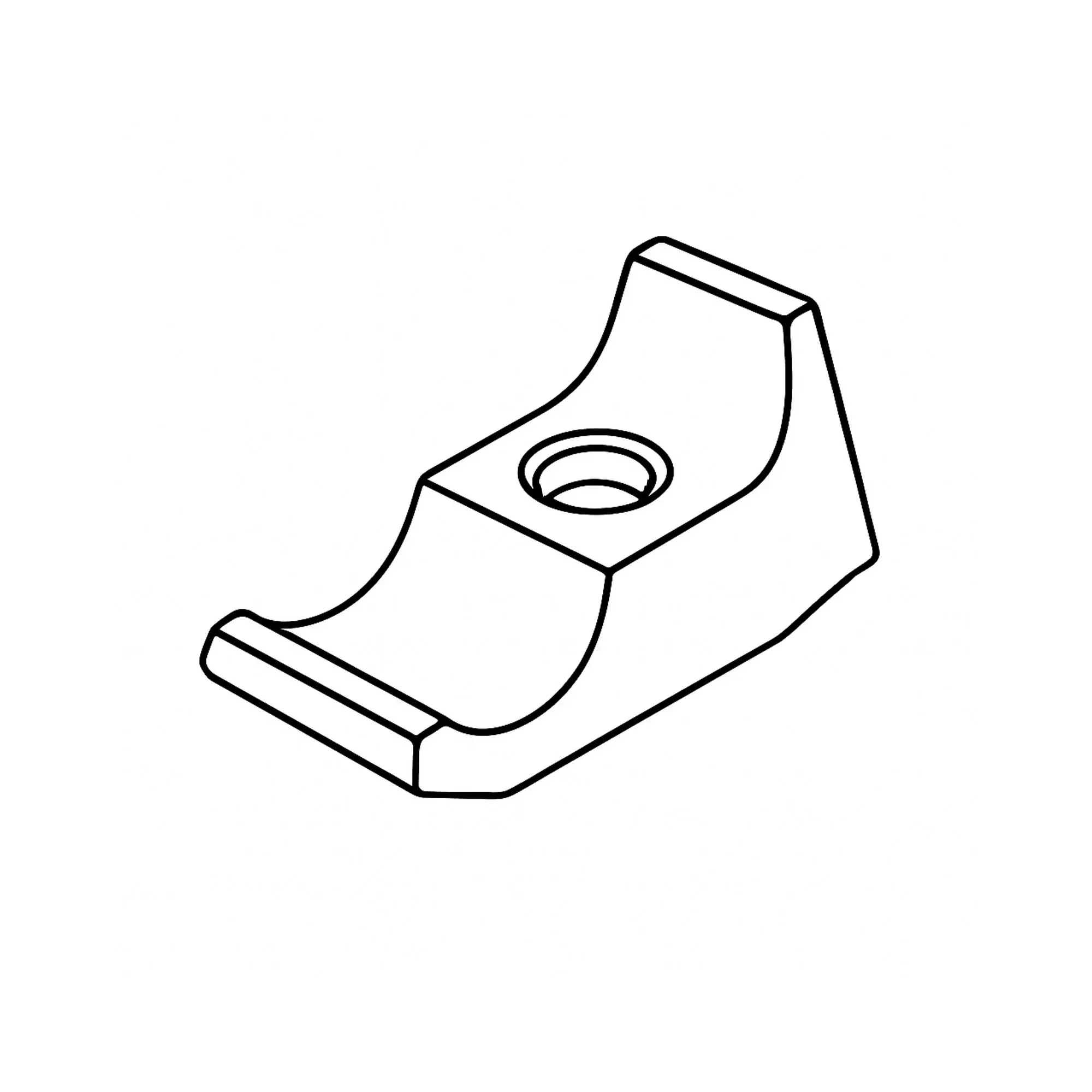 4190126: 1 Diameter Block Clamp