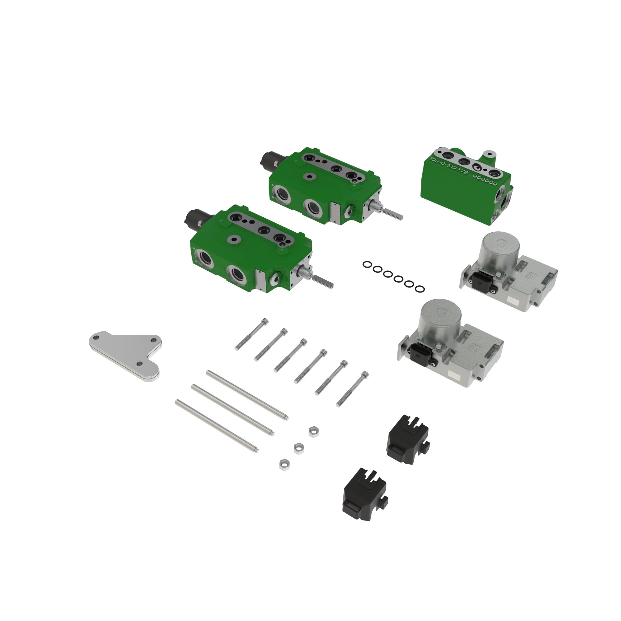 BL15462, Valve Block 2 Selective Control Valves (E-SCVs) On Pos. XI, XII, Operator's Station and Controls, 841L