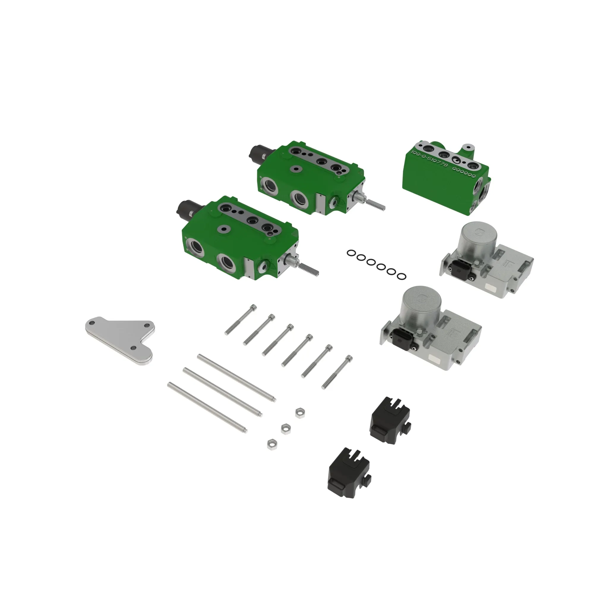 BL15462, Valve Block 2 Selective Control Valves (E-SCVs) On Pos. XI, XII, Operator's Station and Controls, 841L
