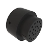 CONN DEUTSCH HDP20 23W MS BLK PLSTC