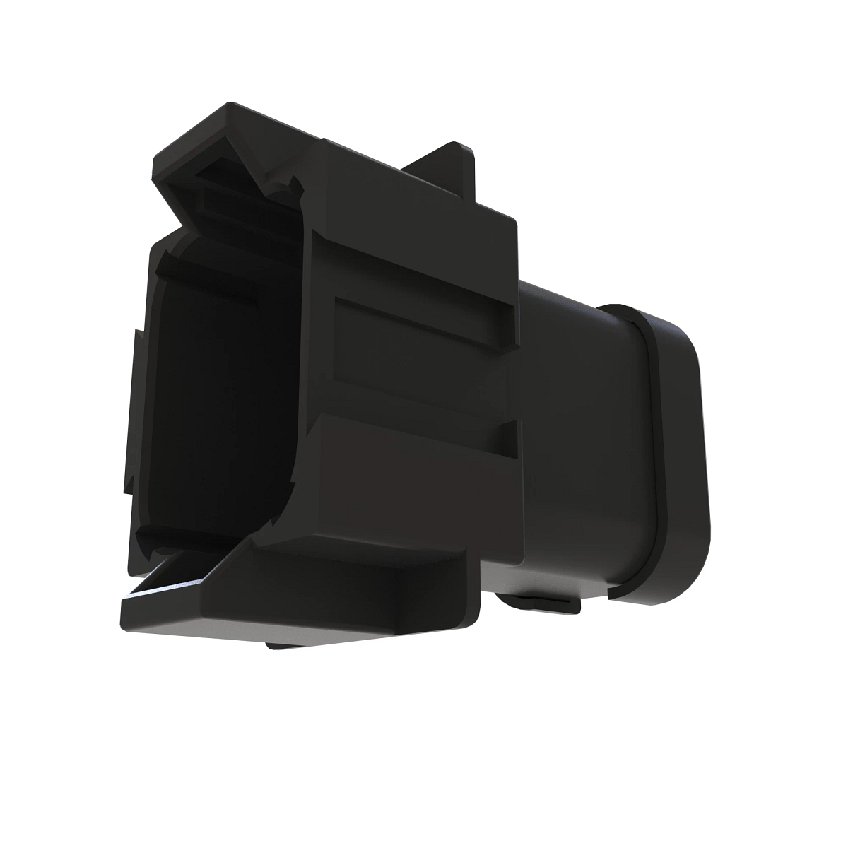 CONN DEUTSCH DT 8W FS BLK PLSTC