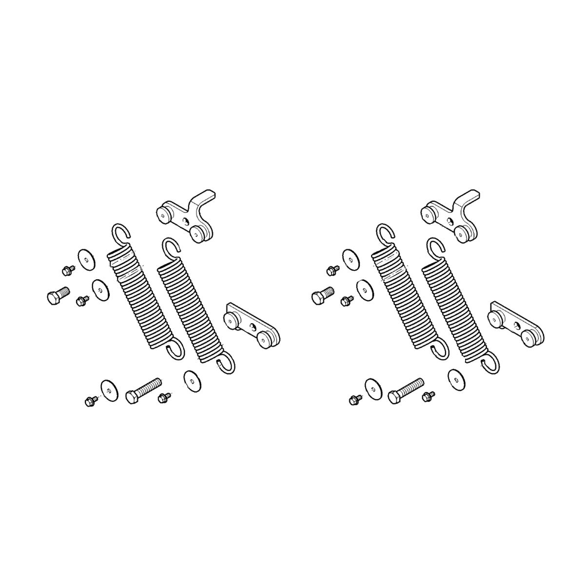 Spring Kit, Dual Upforce Springs Bu