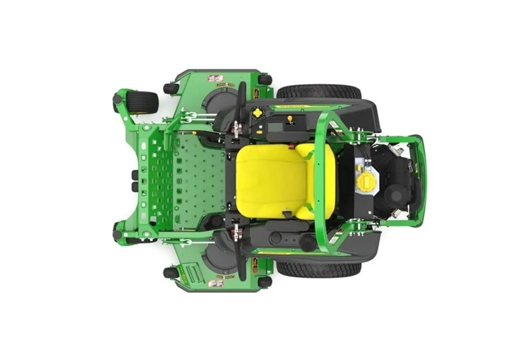 Top view of the Z975M EFI ZTrakâ„¢ Zero-Turn Mower