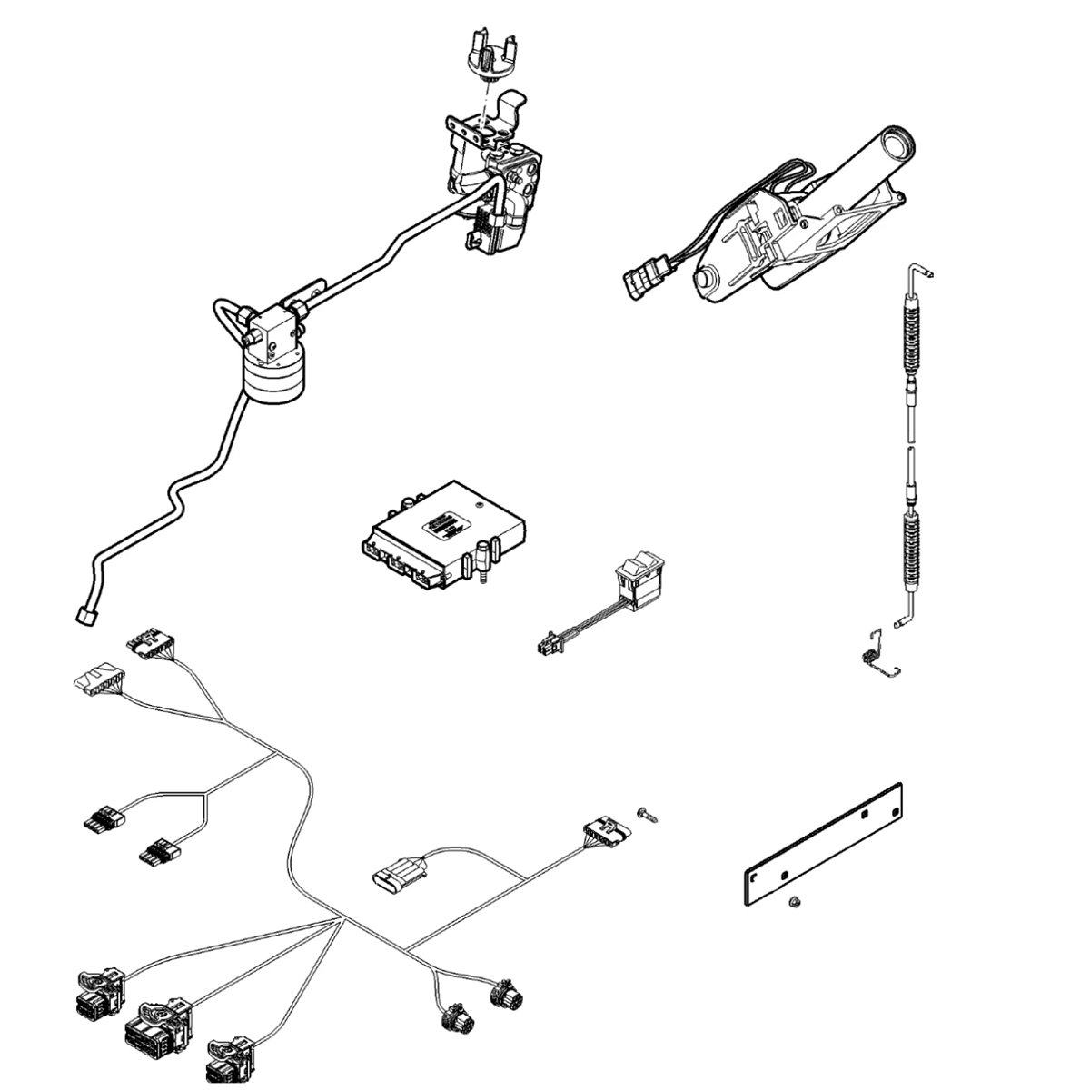Steering System, Autotrac Rdy, F/8X1