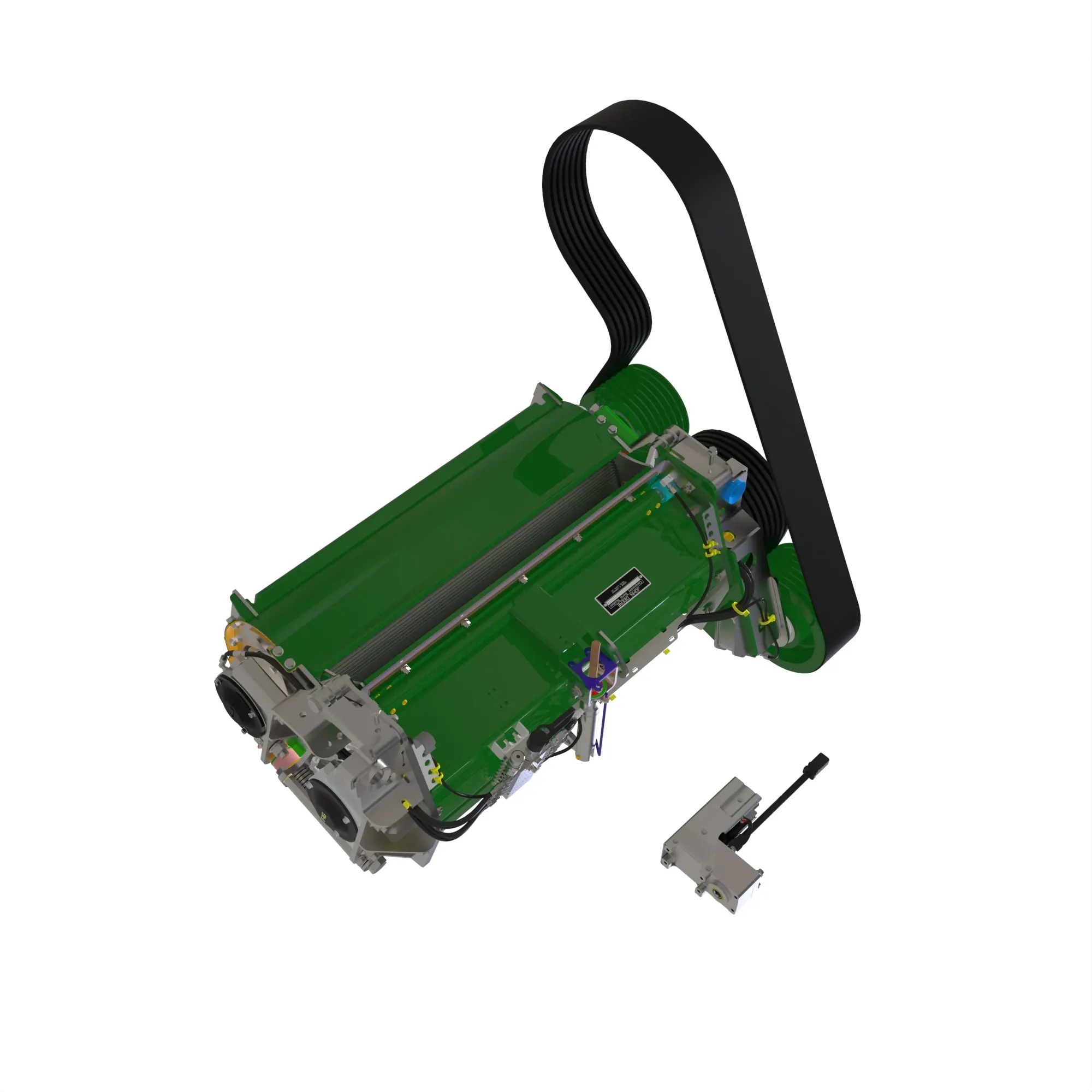 John Deere Kernel Processor Attachment, Reversed Rear Roll, 32% Saw Tooth Chrome Corn Type - BXE11084