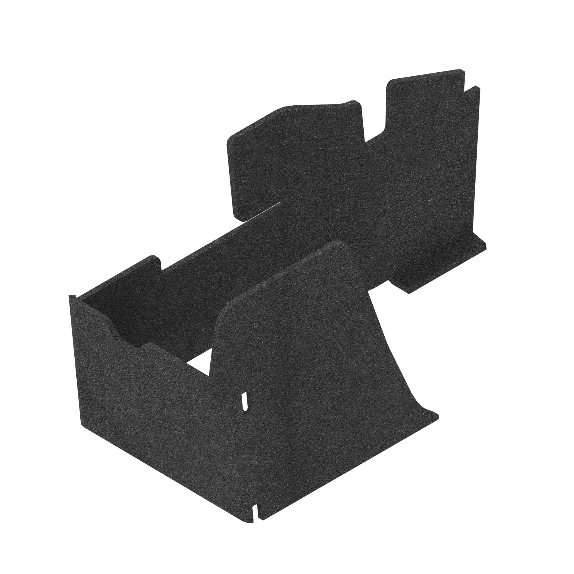 RIGHT UPPER FOOT-WELL FOAM FOOT-WELL SOUND DAMPING MATERIAL