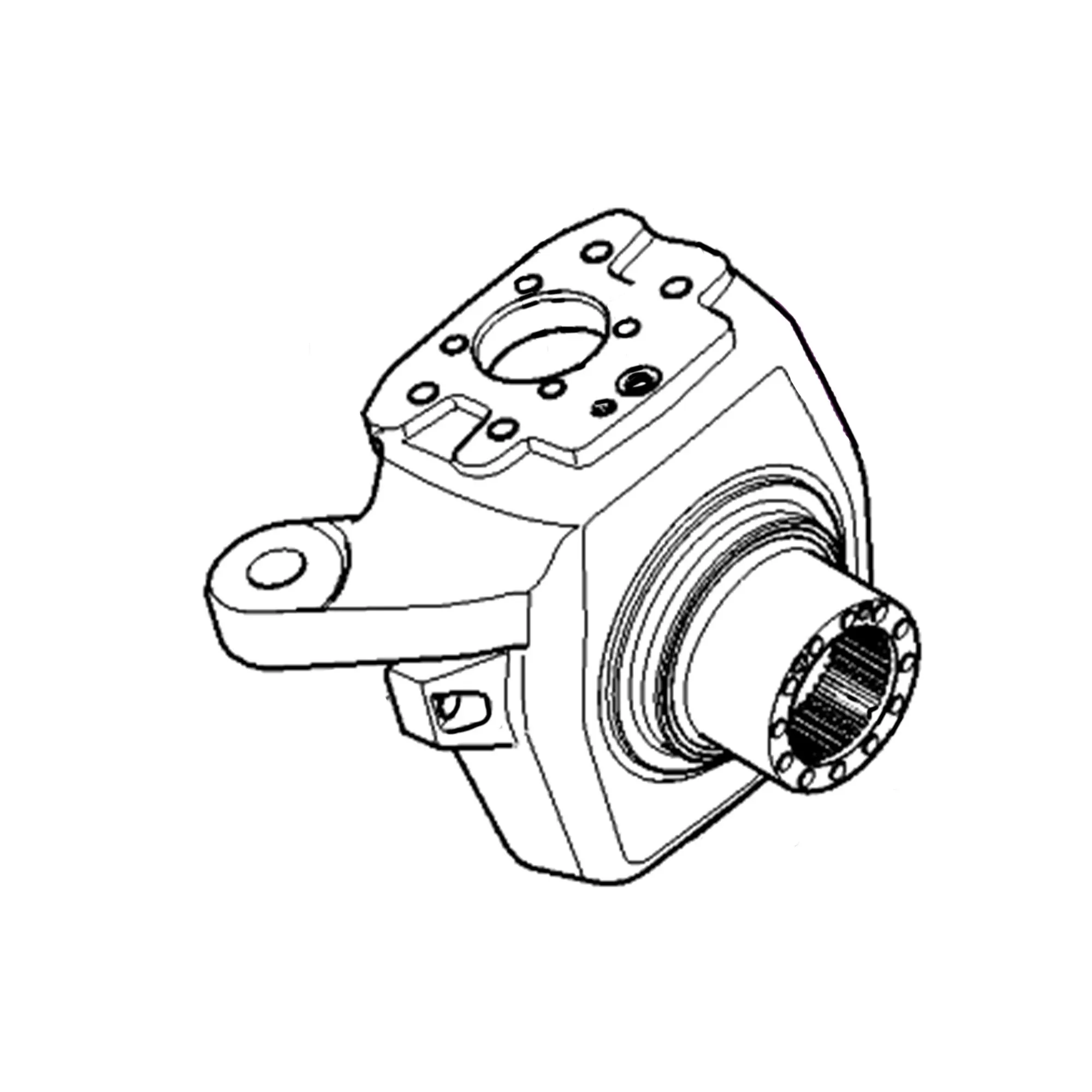 John Deere Knuckle Housing, Left Side - L217288