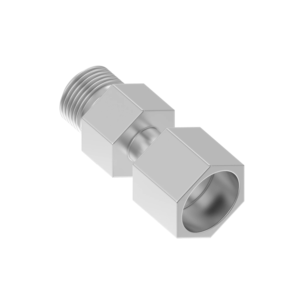 St Thd Swivel Connector, O-Ring FSF