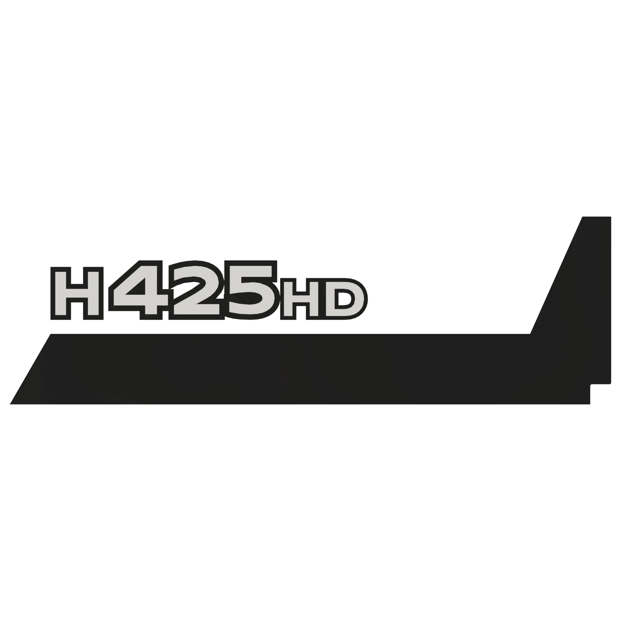 John Deere H425HD John Deere Label, Left Side, Long - F721118