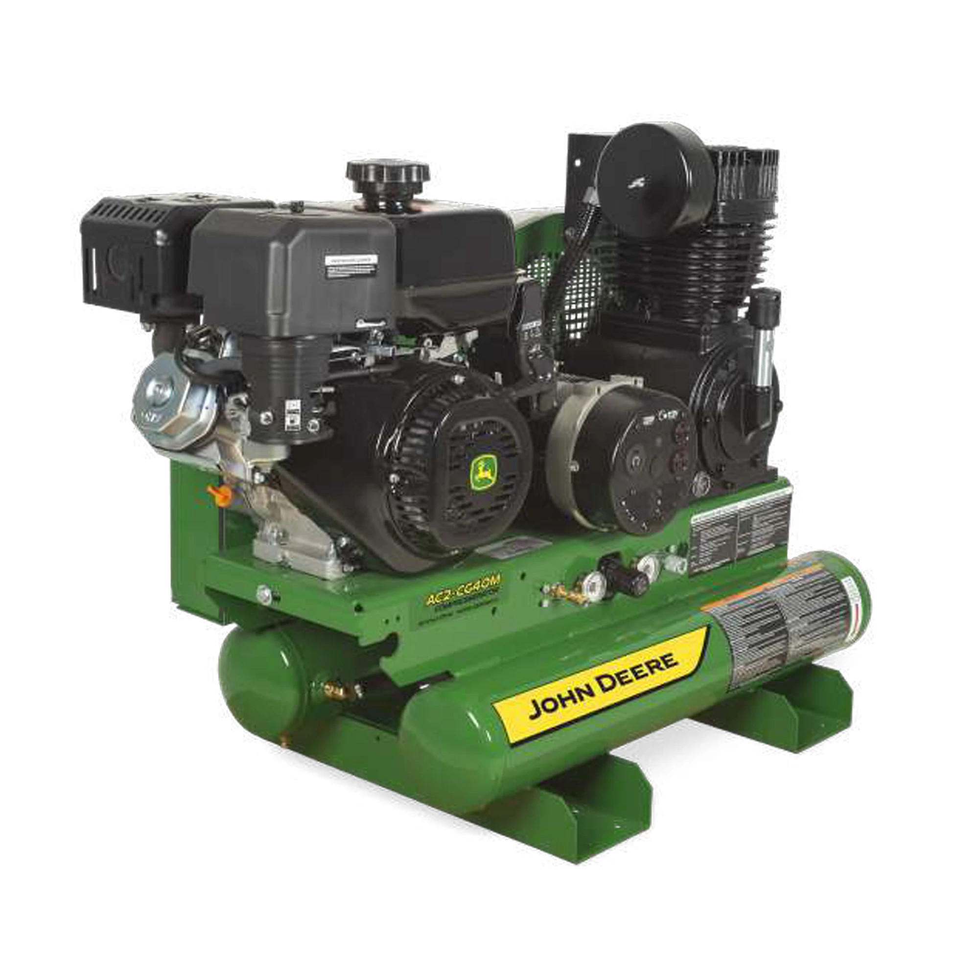 John Deere Gasoline Powered Two-stage, Compresserator - AC2-CG40M