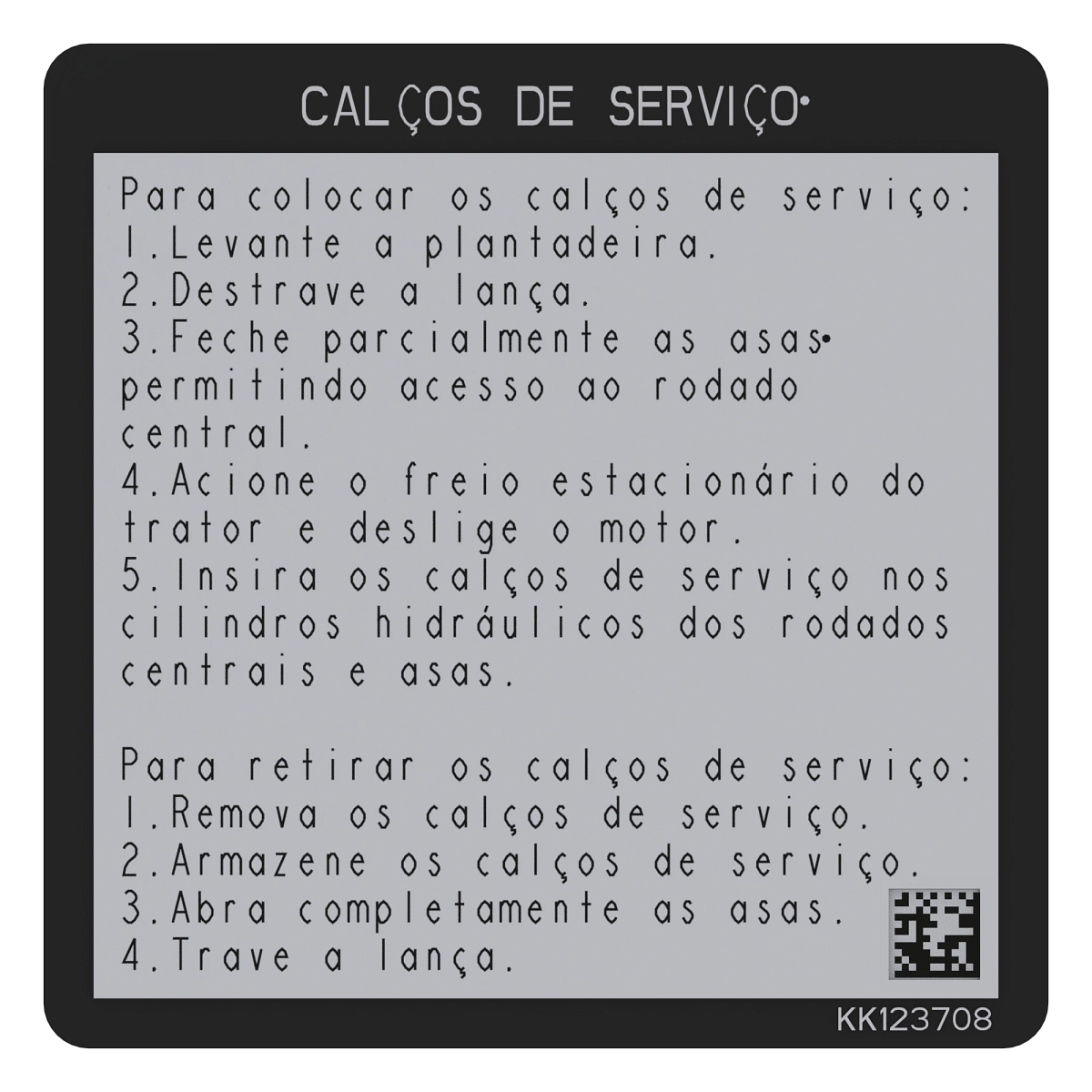 John Deere Label - KK123708