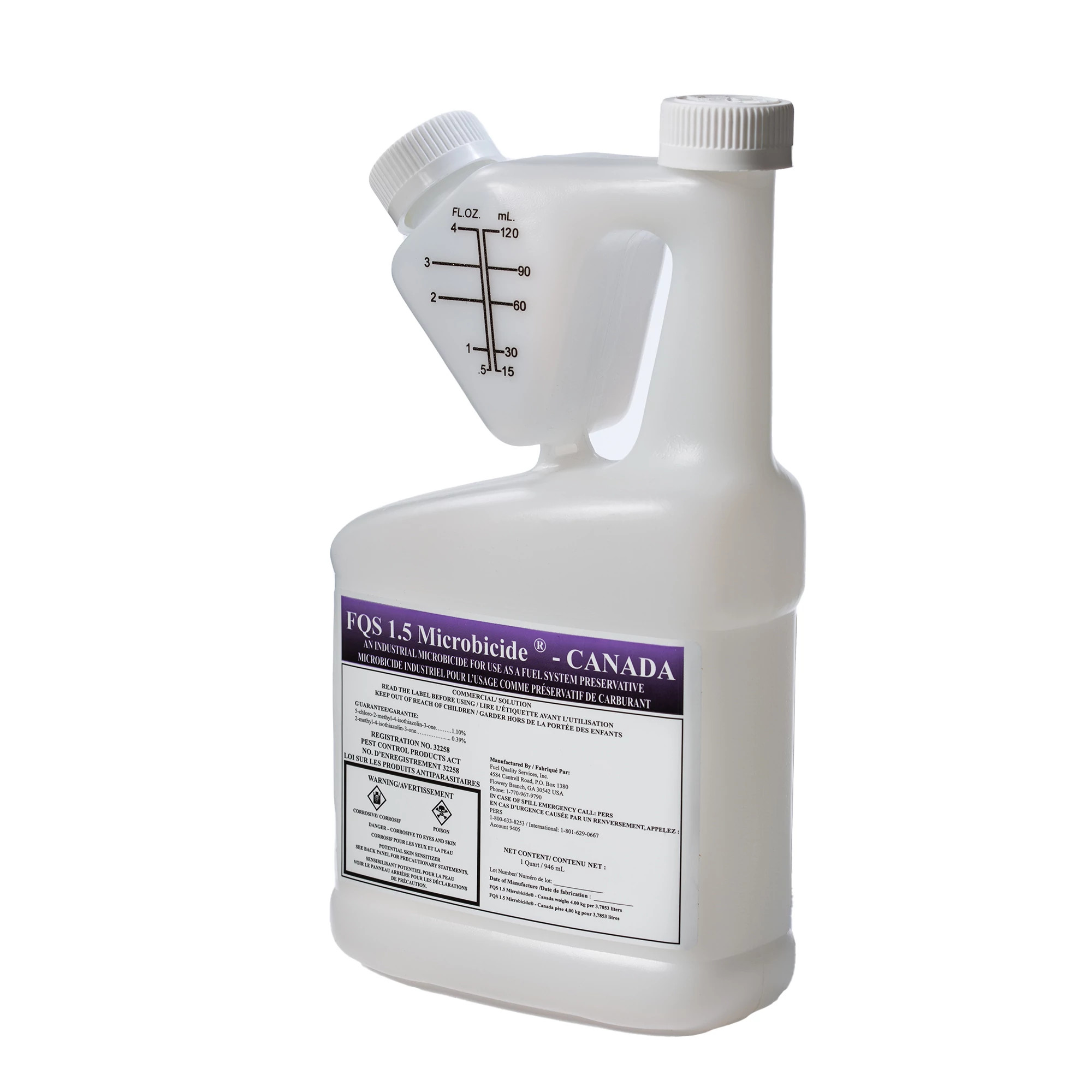 John Deere Diesel Fuel Storage Stabilizer, FQS 1.5 Microbicide, 946 ml (32 Fluid Oz) - PM701032CA