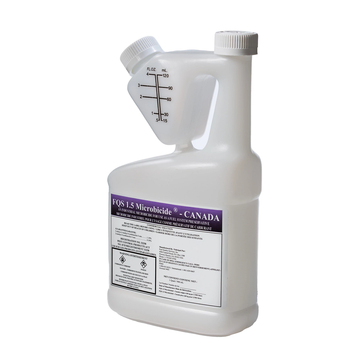 John Deere Diesel Fuel Storage Stabilizer, FQS 1.5 Microbicide, 946 ml (32 Fluid Oz) - PM701032CA