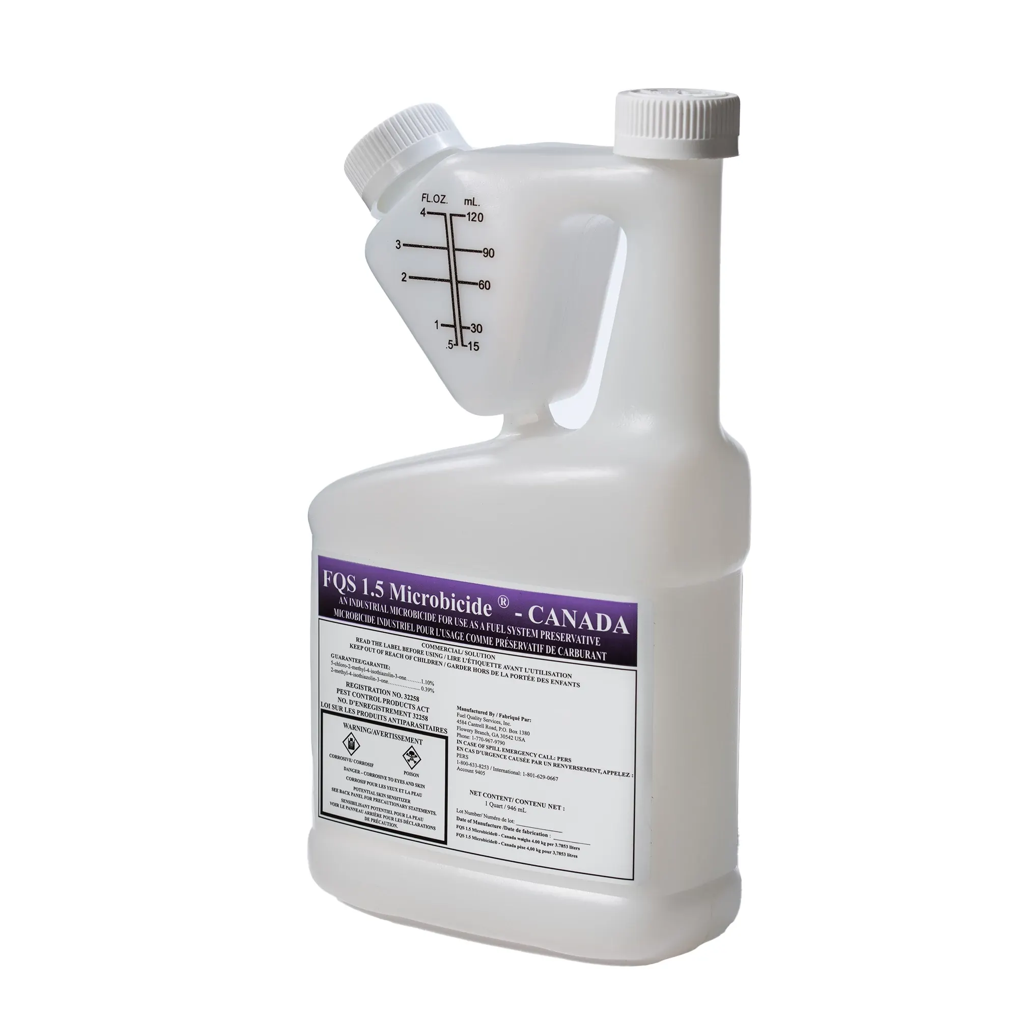 John Deere Diesel Fuel Storage Stabilizer, FQS 1.5 Microbicide, 946 ml (32 Fluid Oz) - PM701032CA