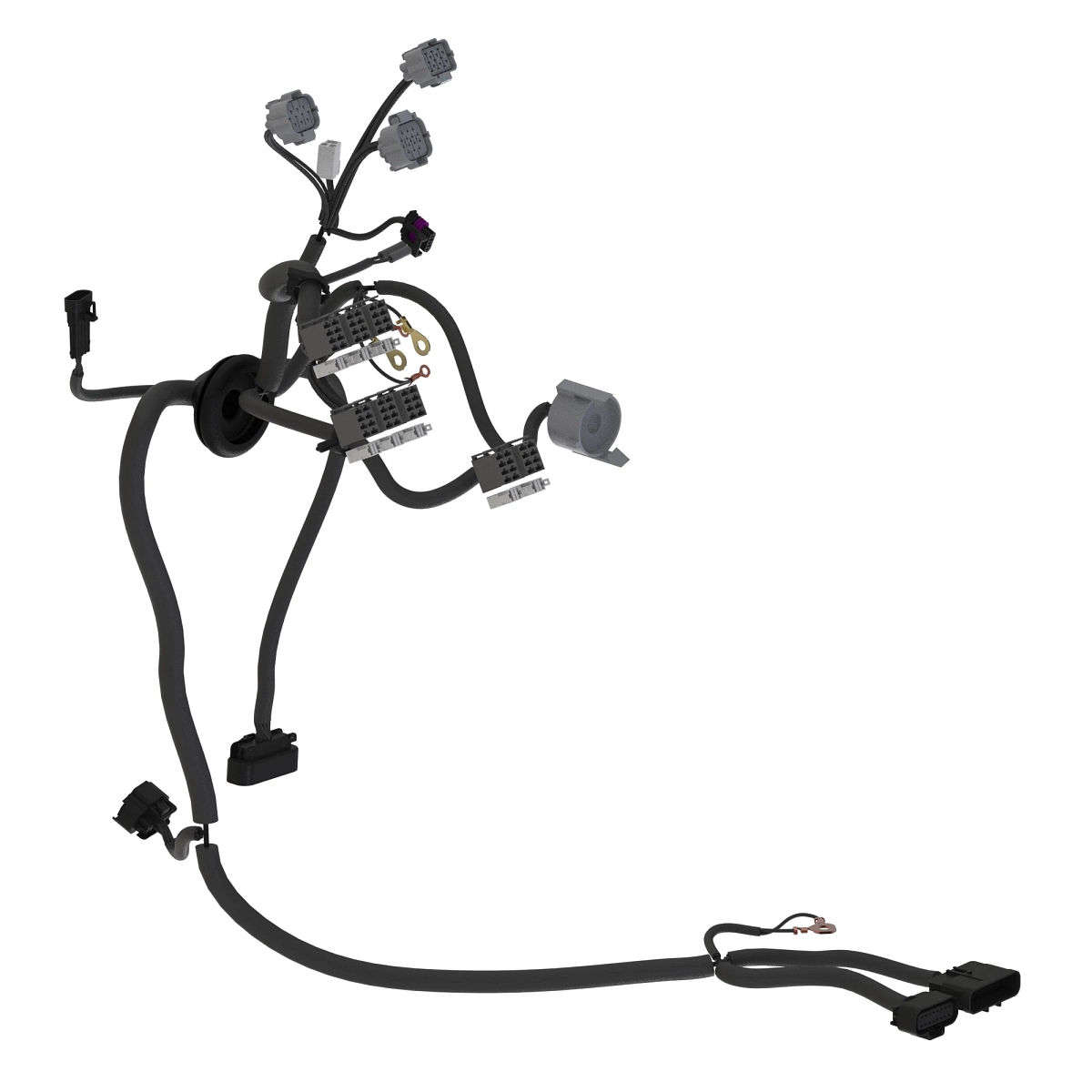 Cab Wiring Harness, Pte, Front Cont