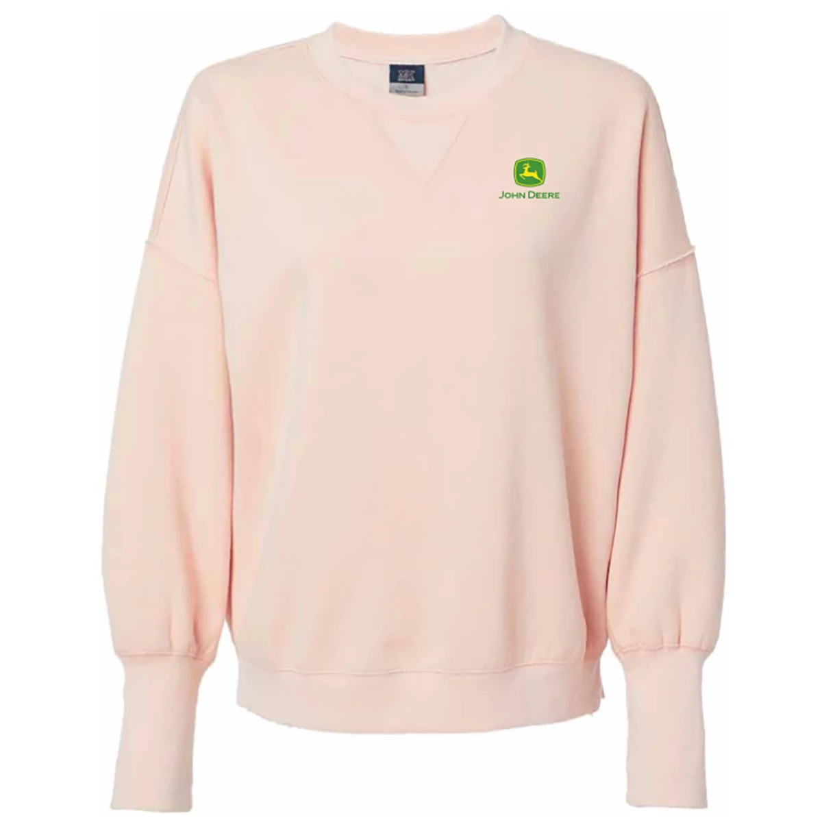 Women's Sueded Crewneck Sweatshirt - Pink