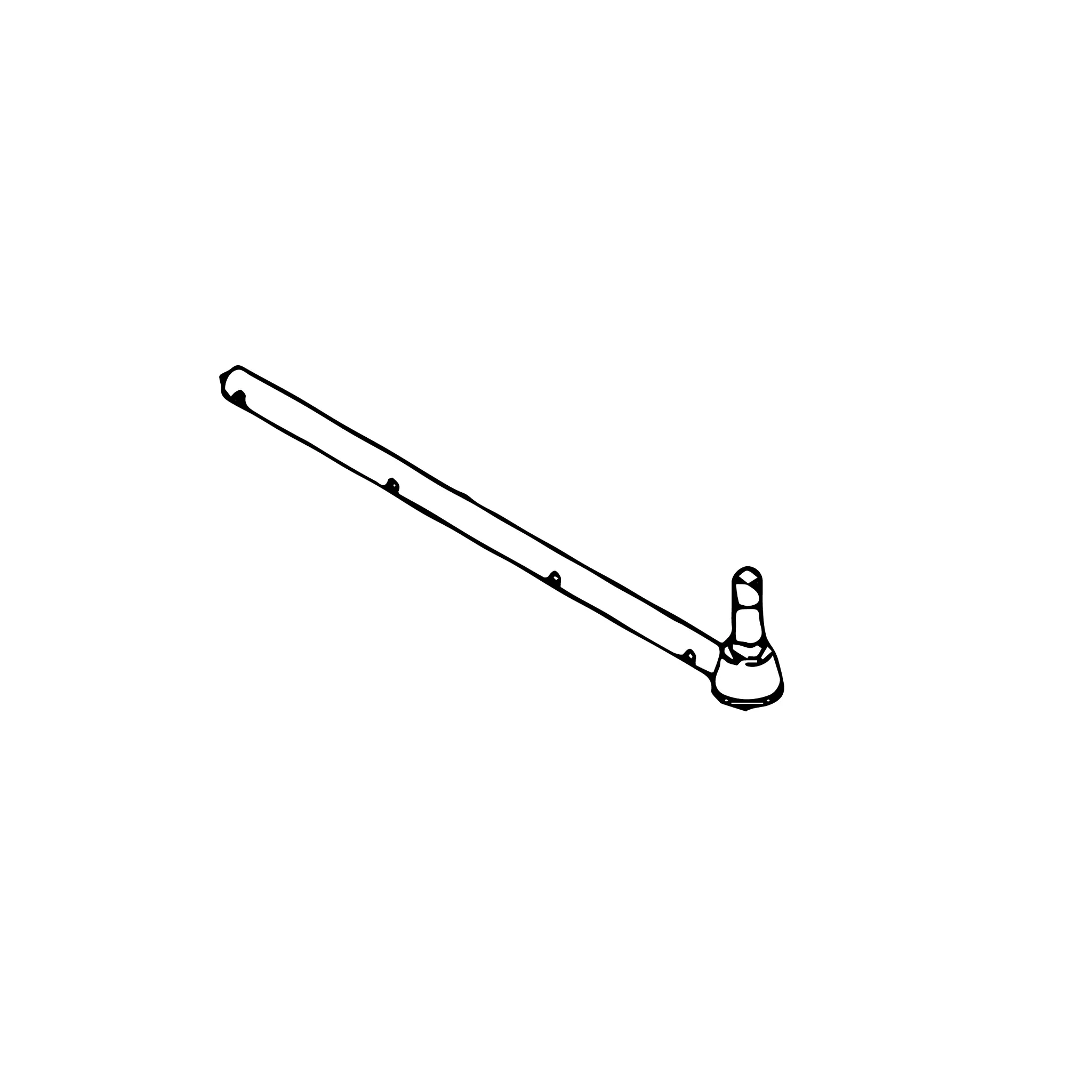 John Deere Front Axle Tie Rod Assembly - AN206796