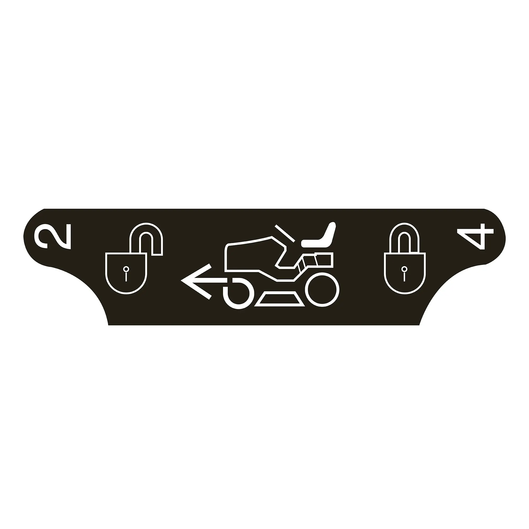 John Deere 4WD Engagement Label - M146762