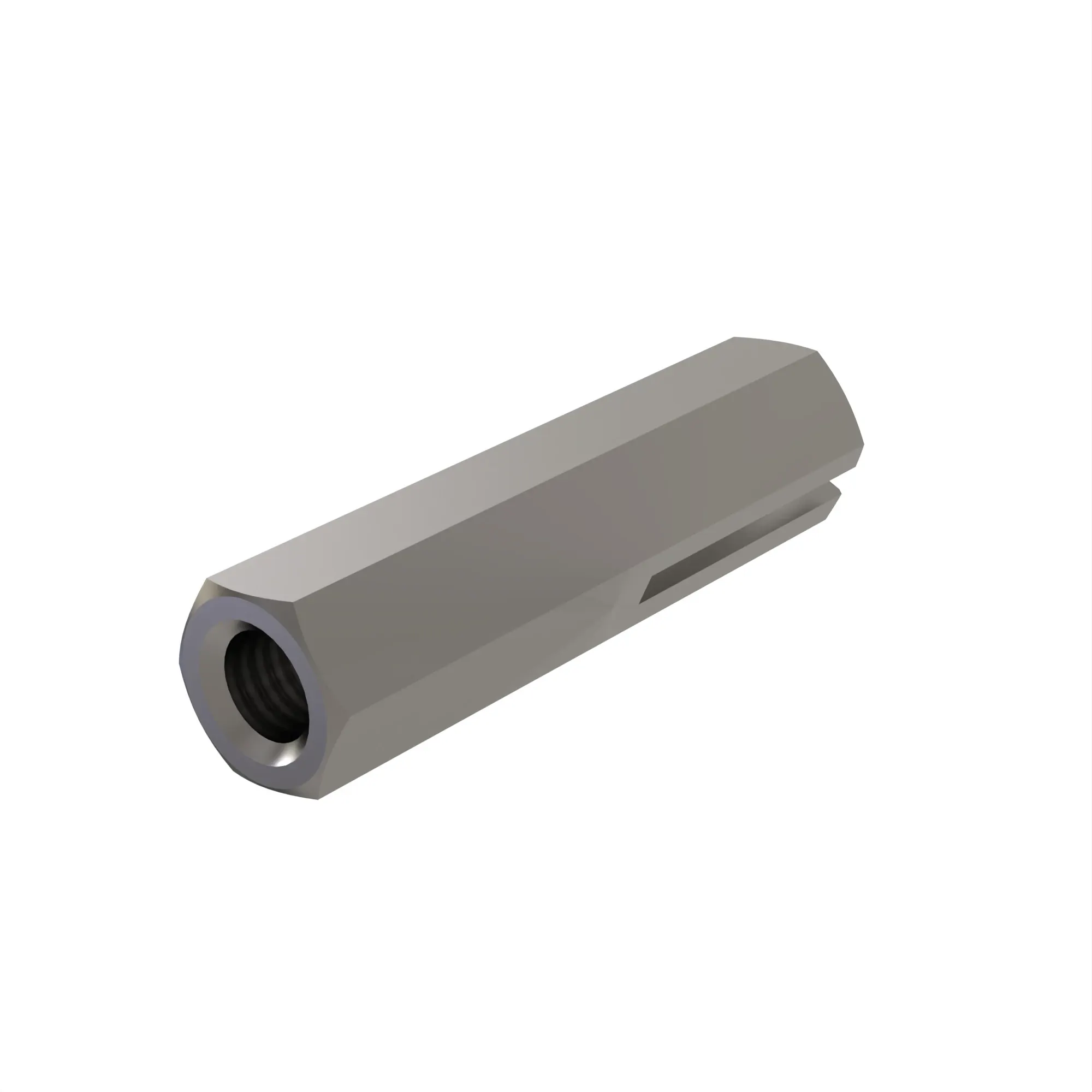 John Deere Hexagonal Slotted Nut, M8 - R125438