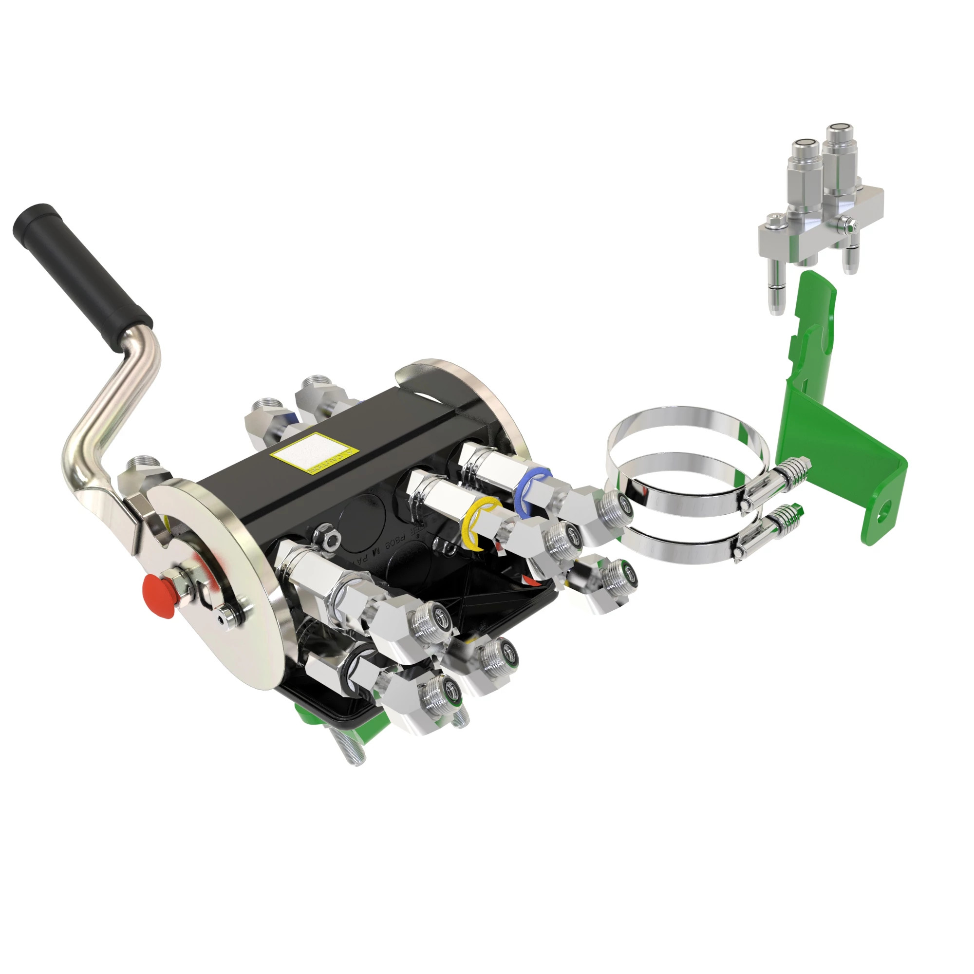 John Deere 3-Function Hydraulic Quick-Connect Coupler Attachment - BXX11277