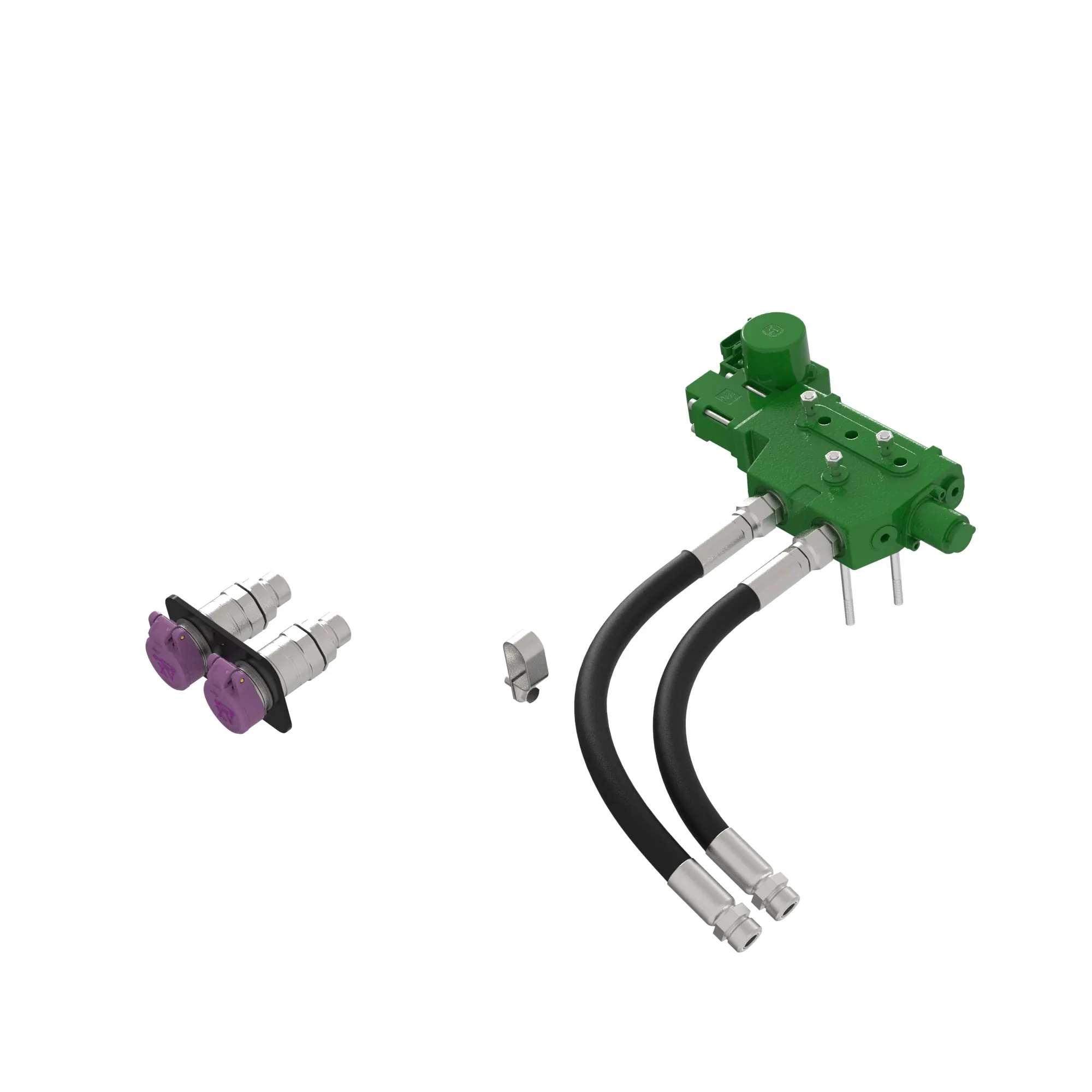 RE340782: 3rd Selective Control Valve (SCV) Kit for Front Hitch