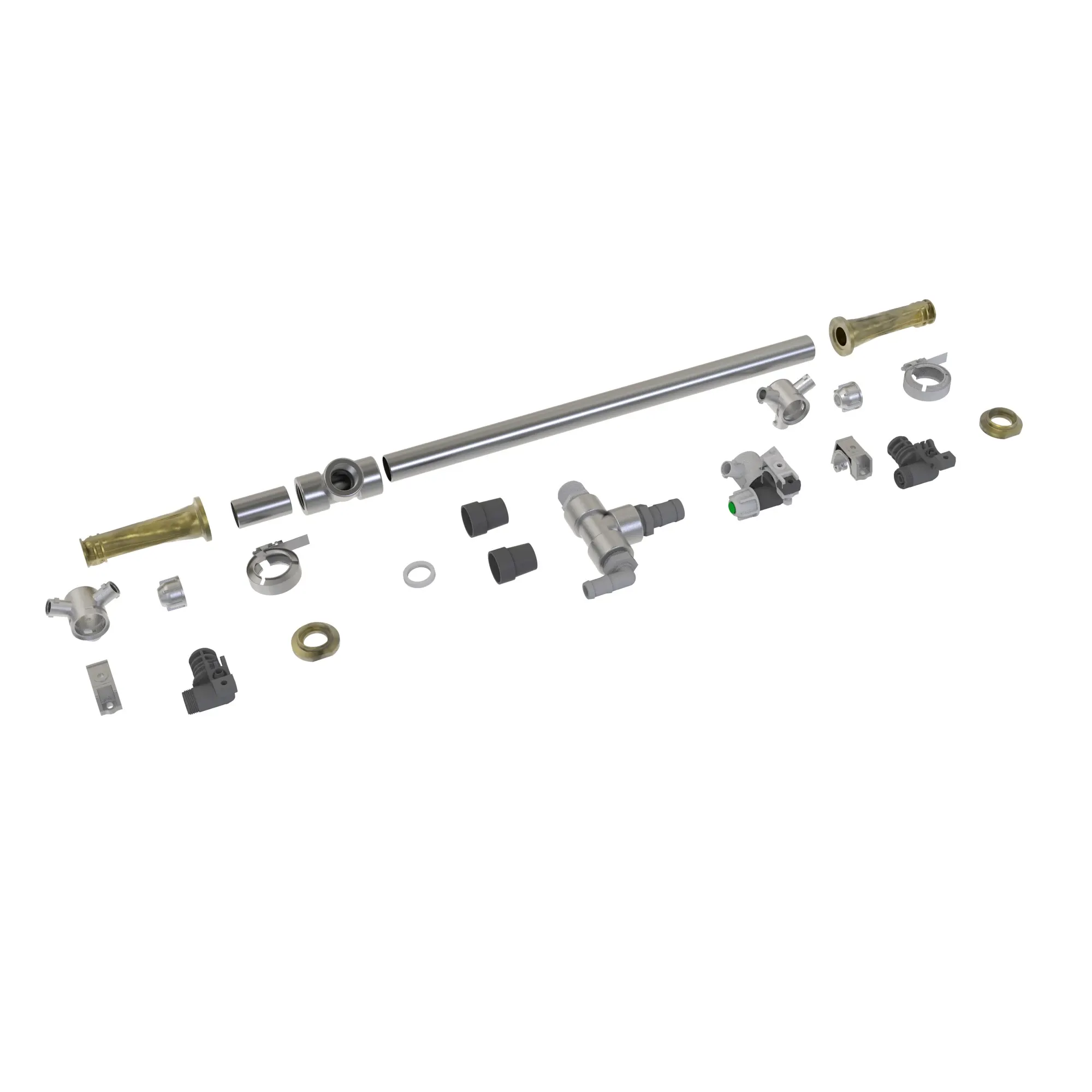 Pipe Kit, Spray Line, 20" Hole Ss