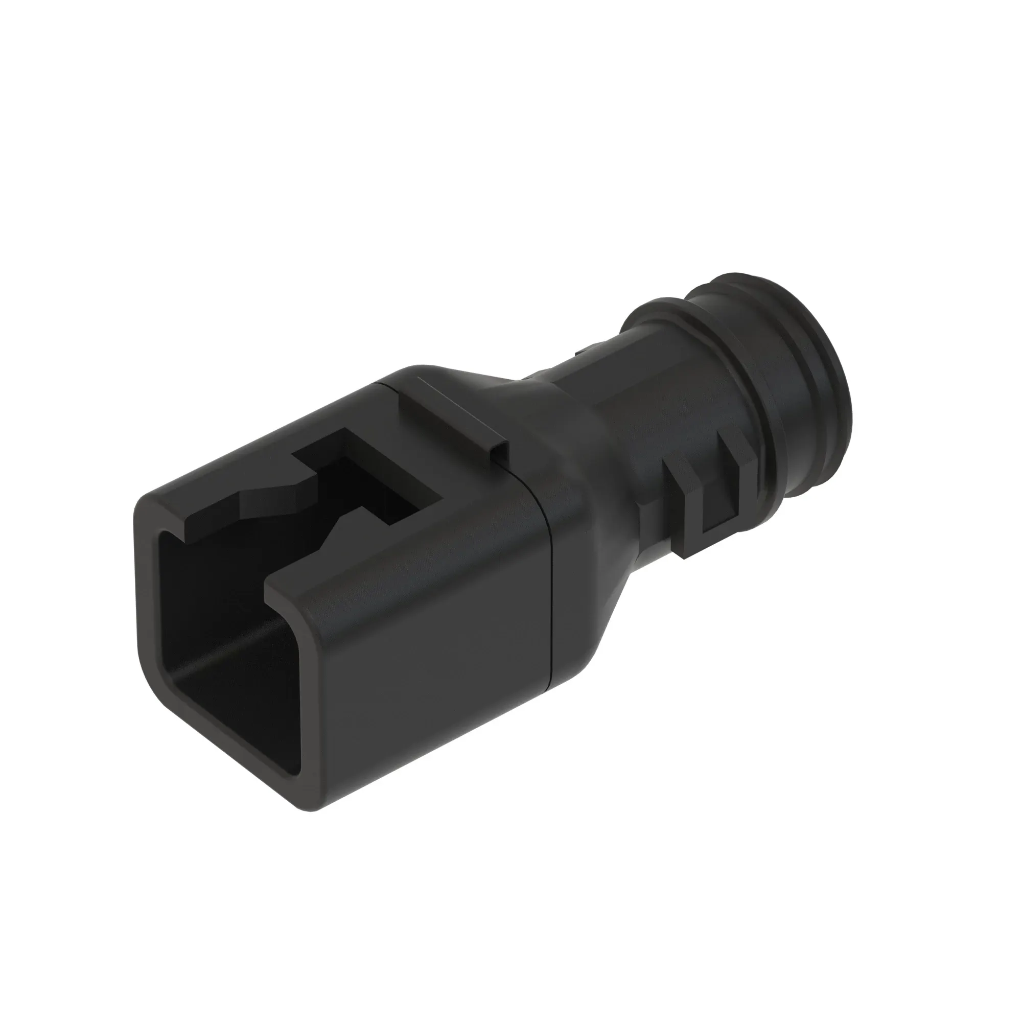ACCY DEUTSCH DT BACKSHELL BLK PLSTC