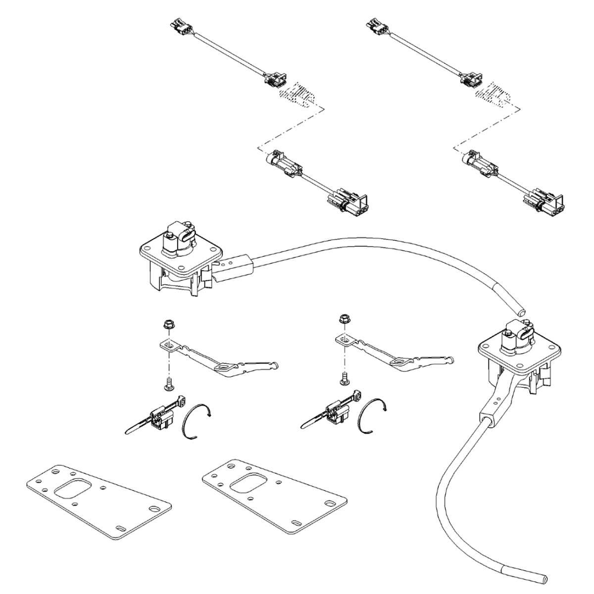Hardware Kit, 22 Inch Row Guidance