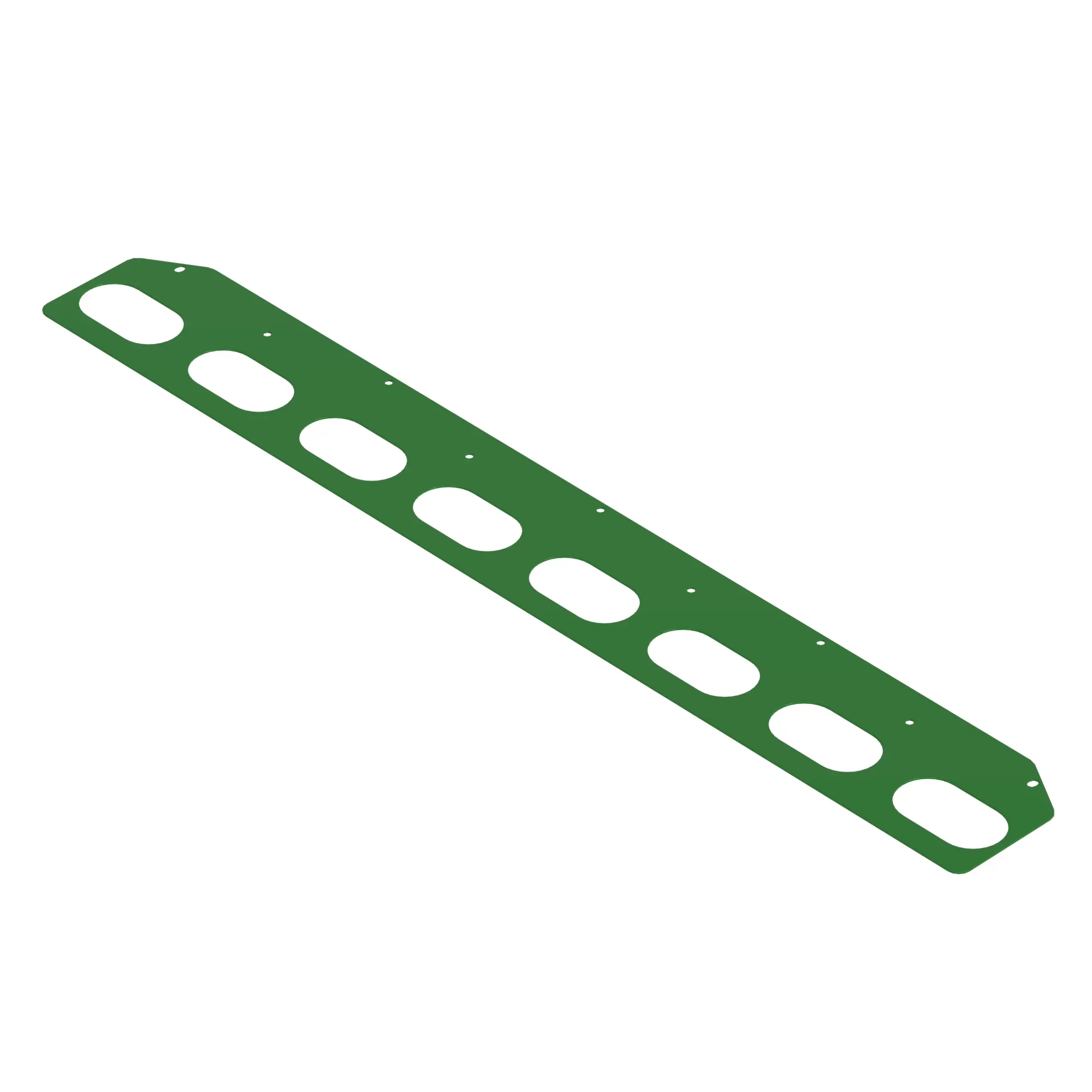 John Deere Front Sieve Nose Deflector Sheet - HXE82799