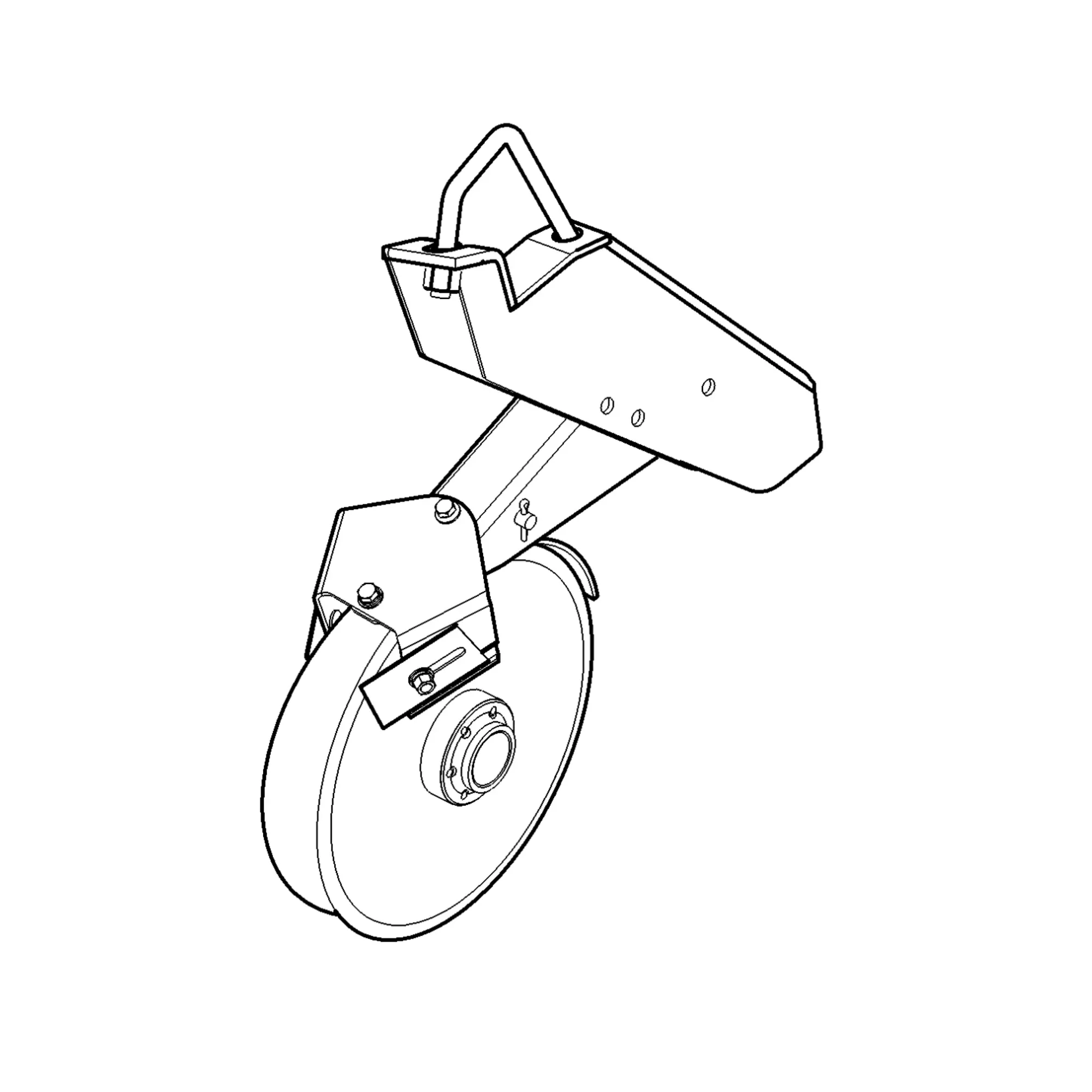 John Deere Double Disk Fertilizer Opener Attachment - BA29504