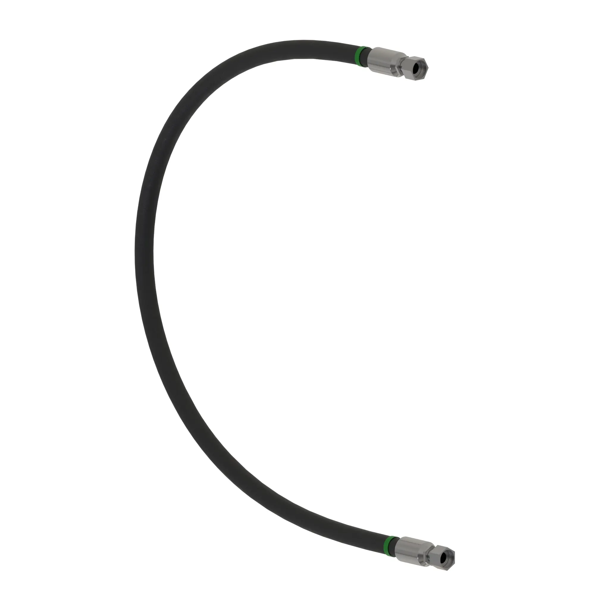 John Deere Elevator Front Feed Valve Hydraulic Hose - AXT19706
