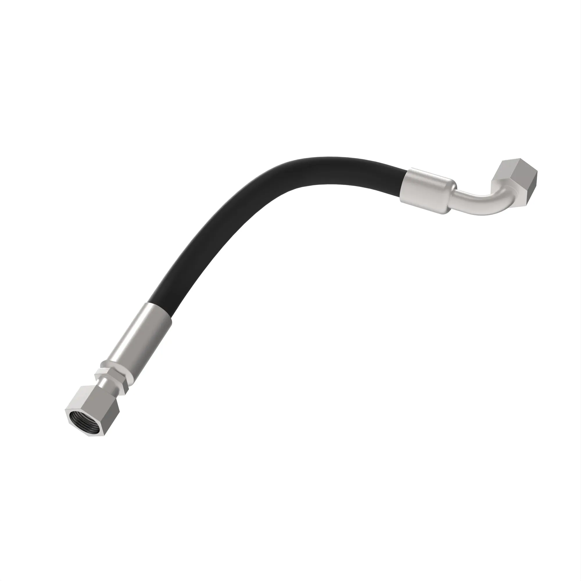 John Deere Main Engine Gearcase to Relief Valve Hydraulic Hose - AXE14433