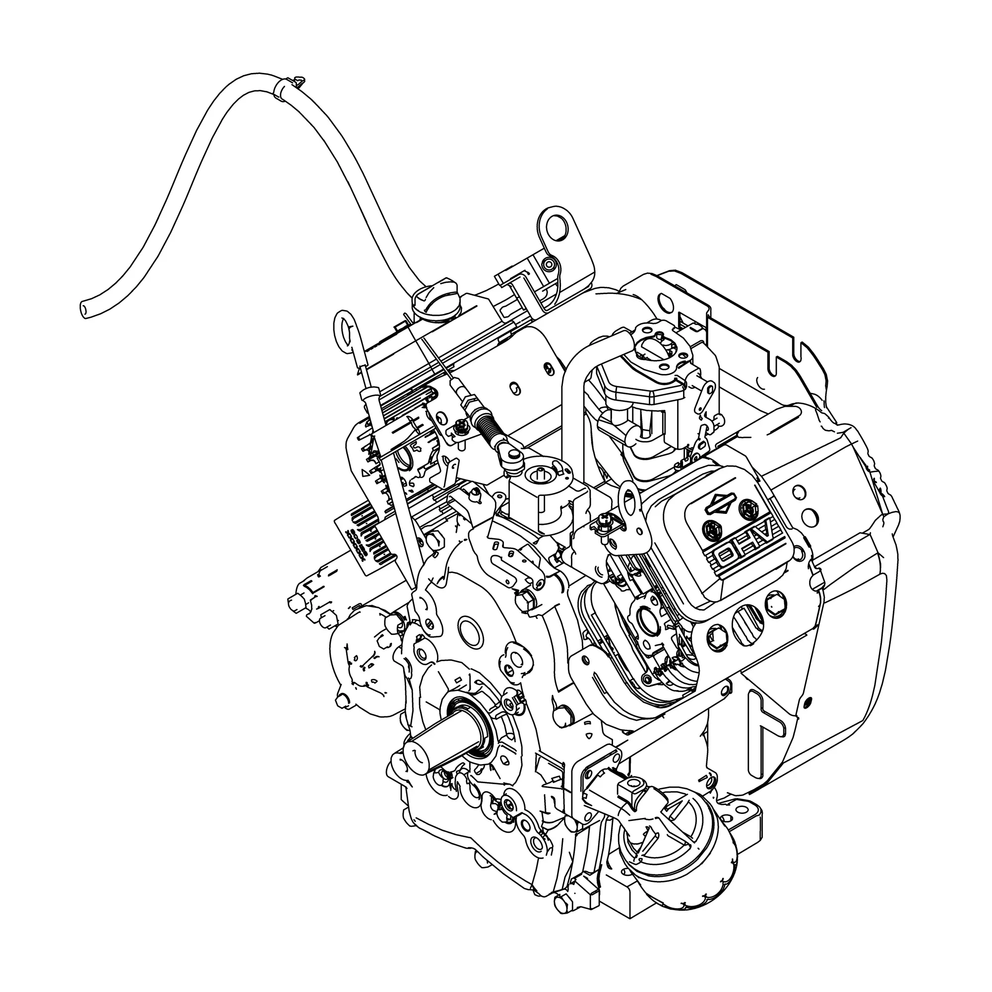 John Deere Gasoline Engine - AUC15326