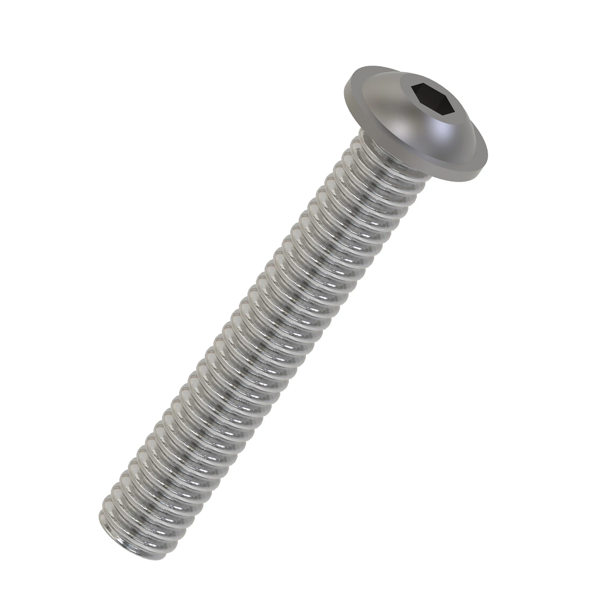 SCREW, HEX SOCKET,BUTTON HD FLANGED