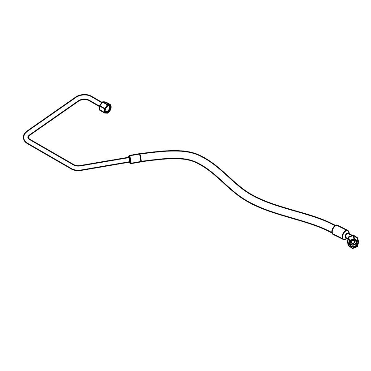 John Deere Air Compressor Oil Line - AN405068