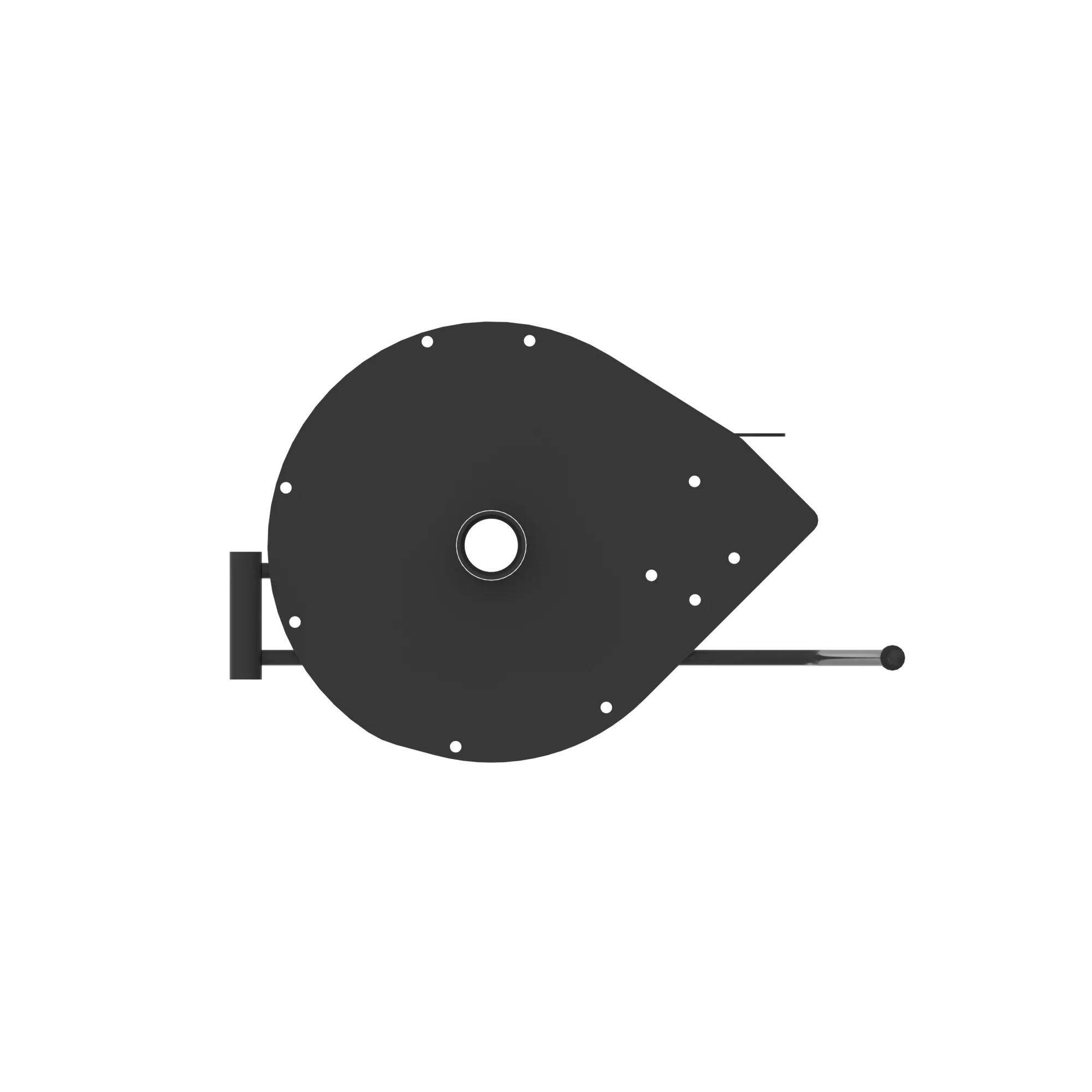 PLATE, WELDED POWERFLOW BACK