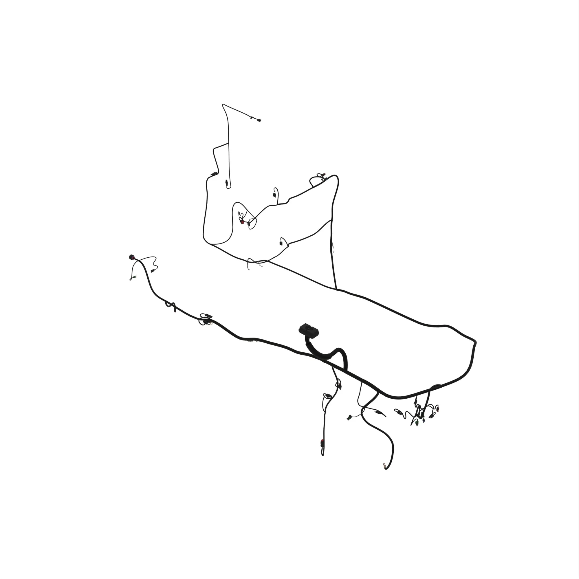 John Deere Engine Frame Wiring Harness - AT459868