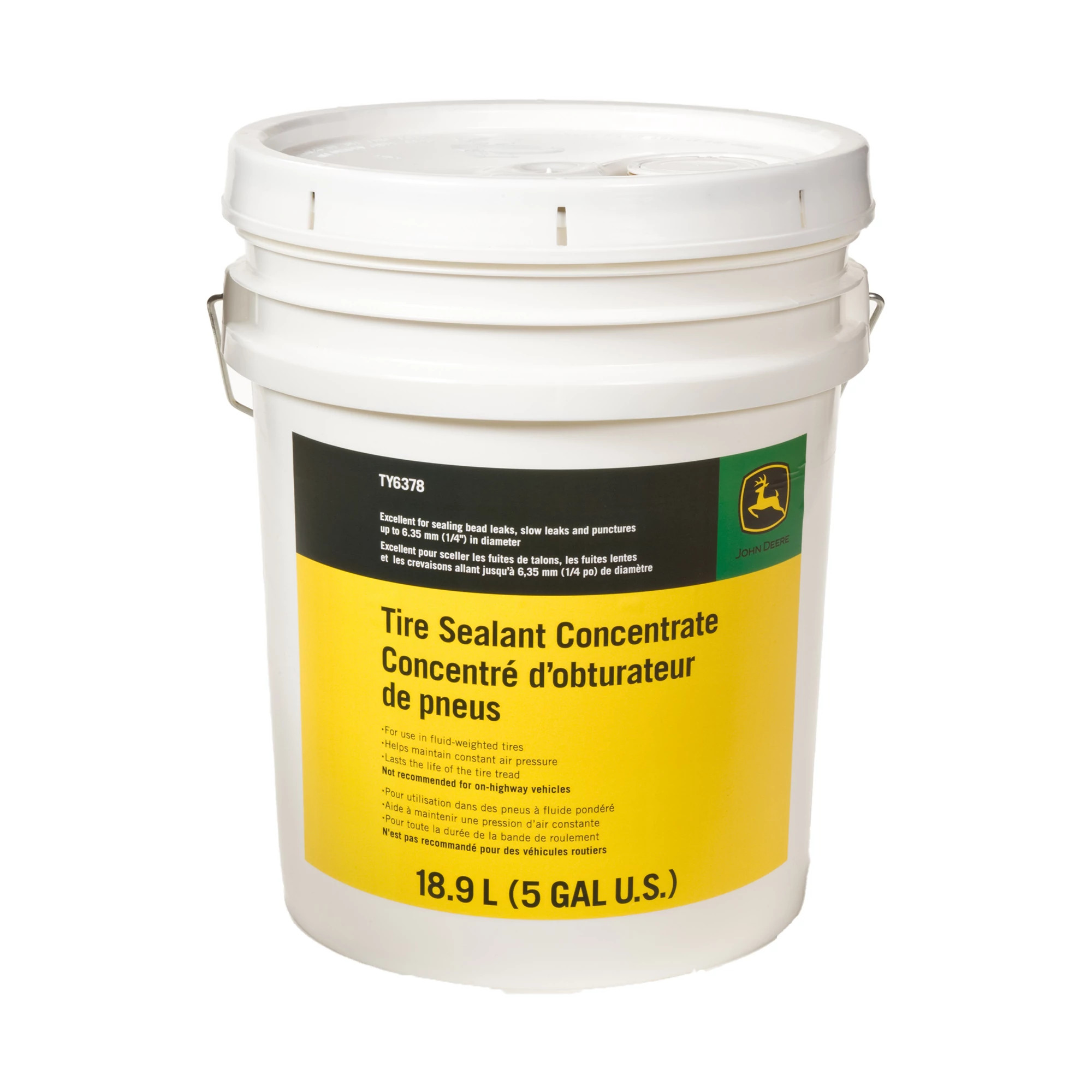 John Deere Tire Sealant, Concentrate, 18.9 Liter (5 Gallon) - TY6378